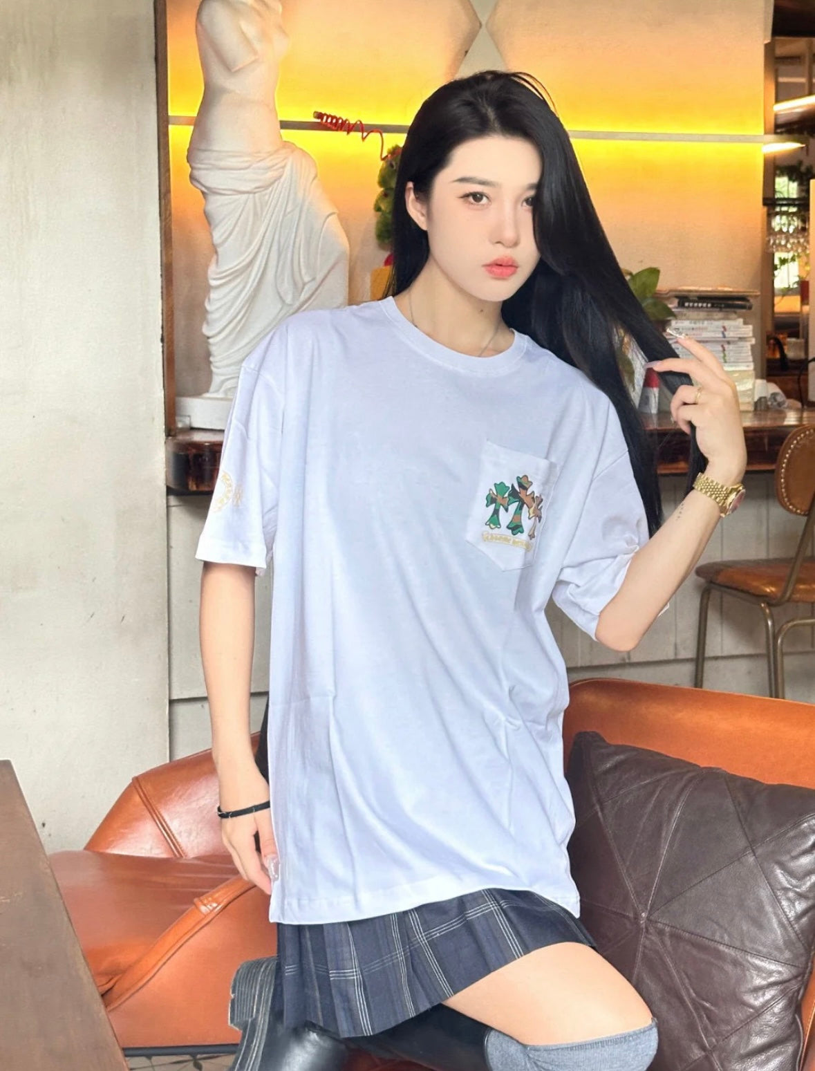 LuxluxHouse Best Quality Clothes Chrome Hearts T-shirt