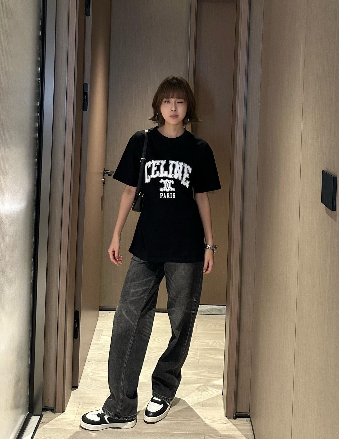 LuxluxHouse Best Quality Clothes T-shirt Celine