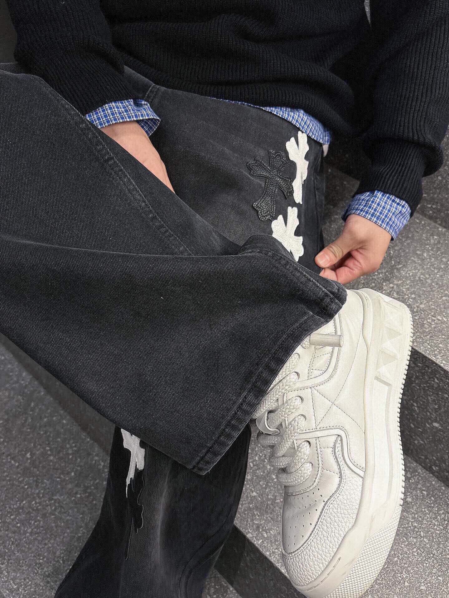 LuxluxHouse Best Quality Clothes Pants Chrome Hearts