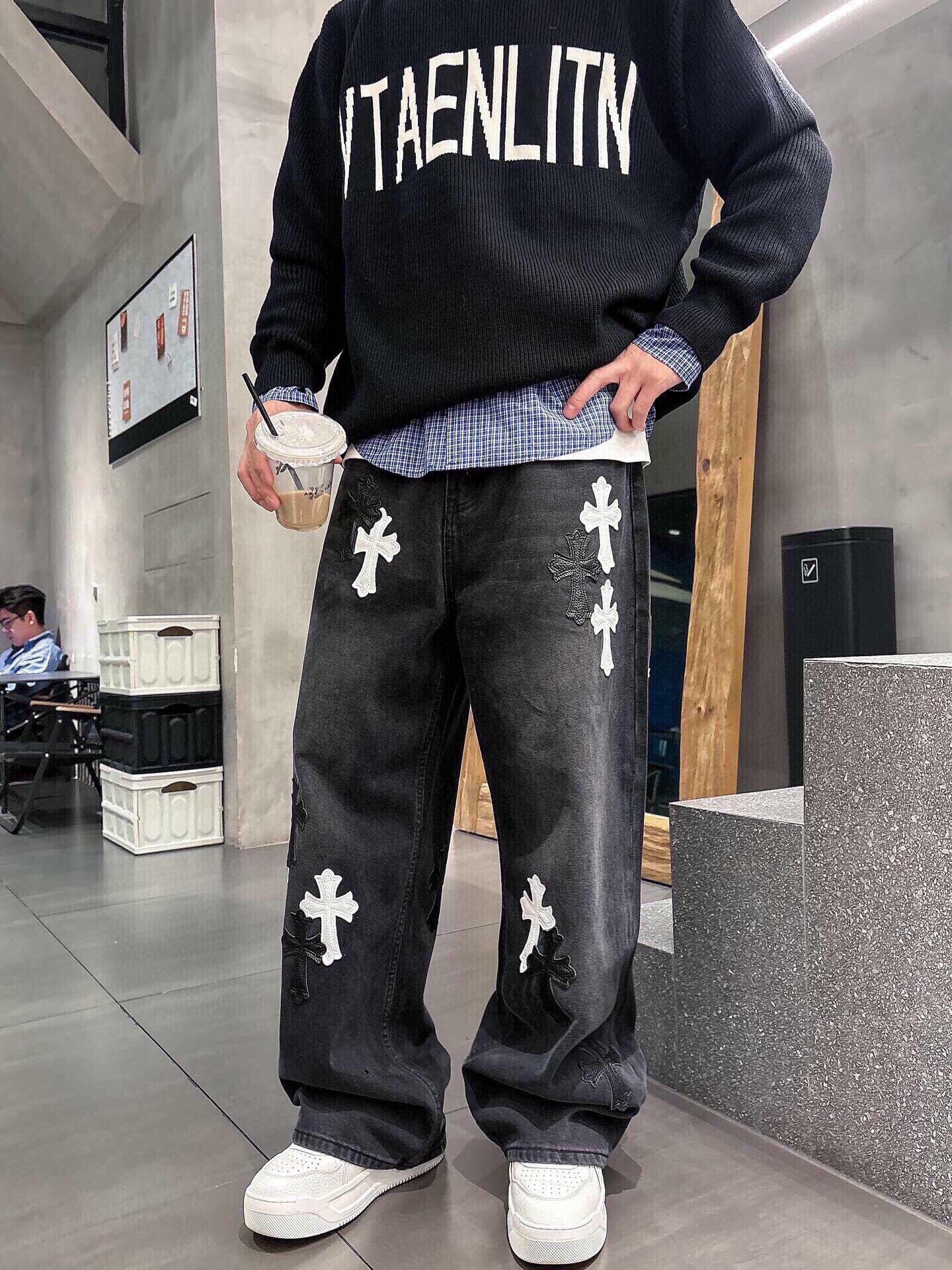 LuxluxHouse Best Quality Clothes Pants Chrome Hearts