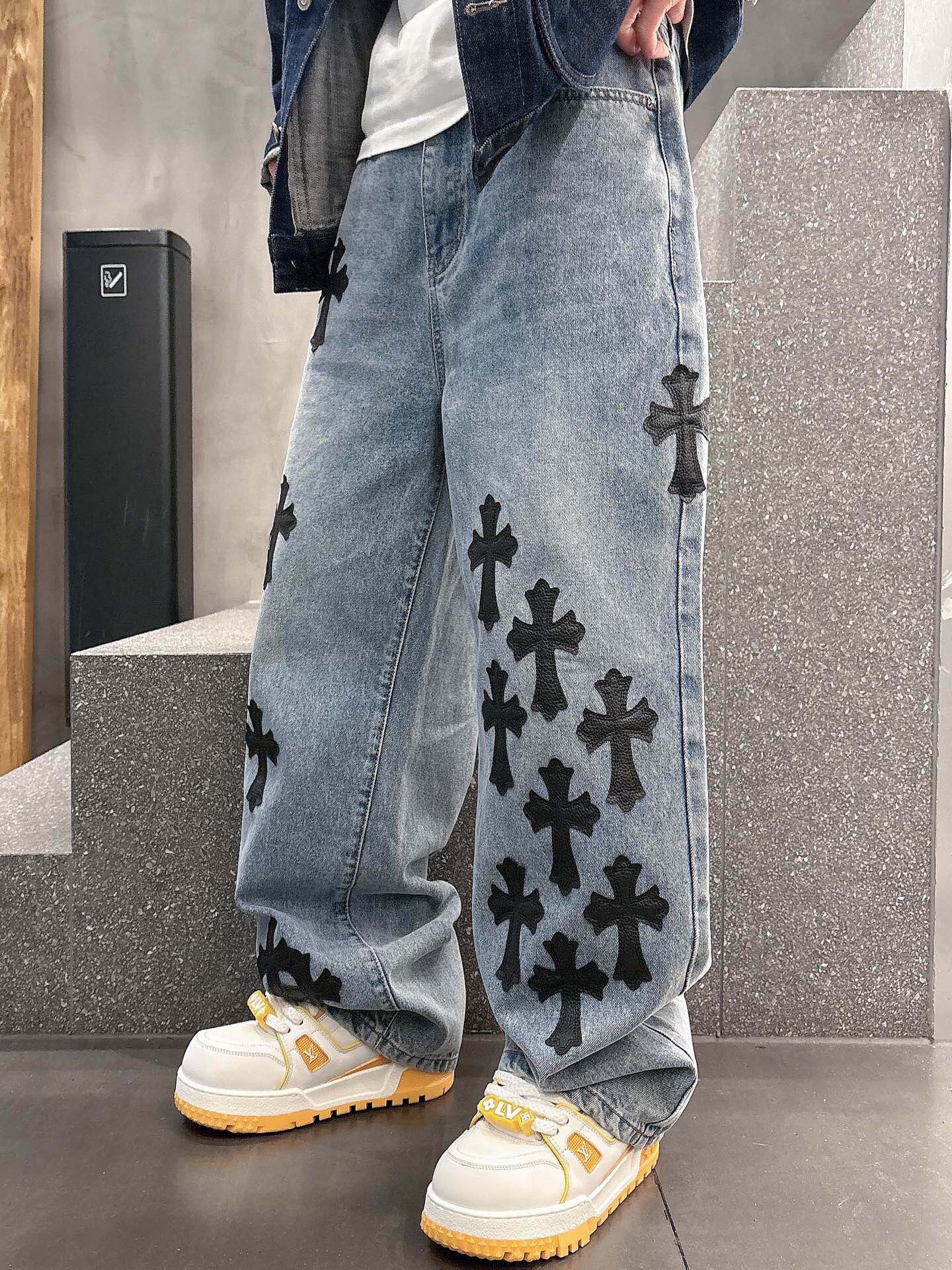 LuxluxHouse Best Quality Clothes Pants Chrome Hearts