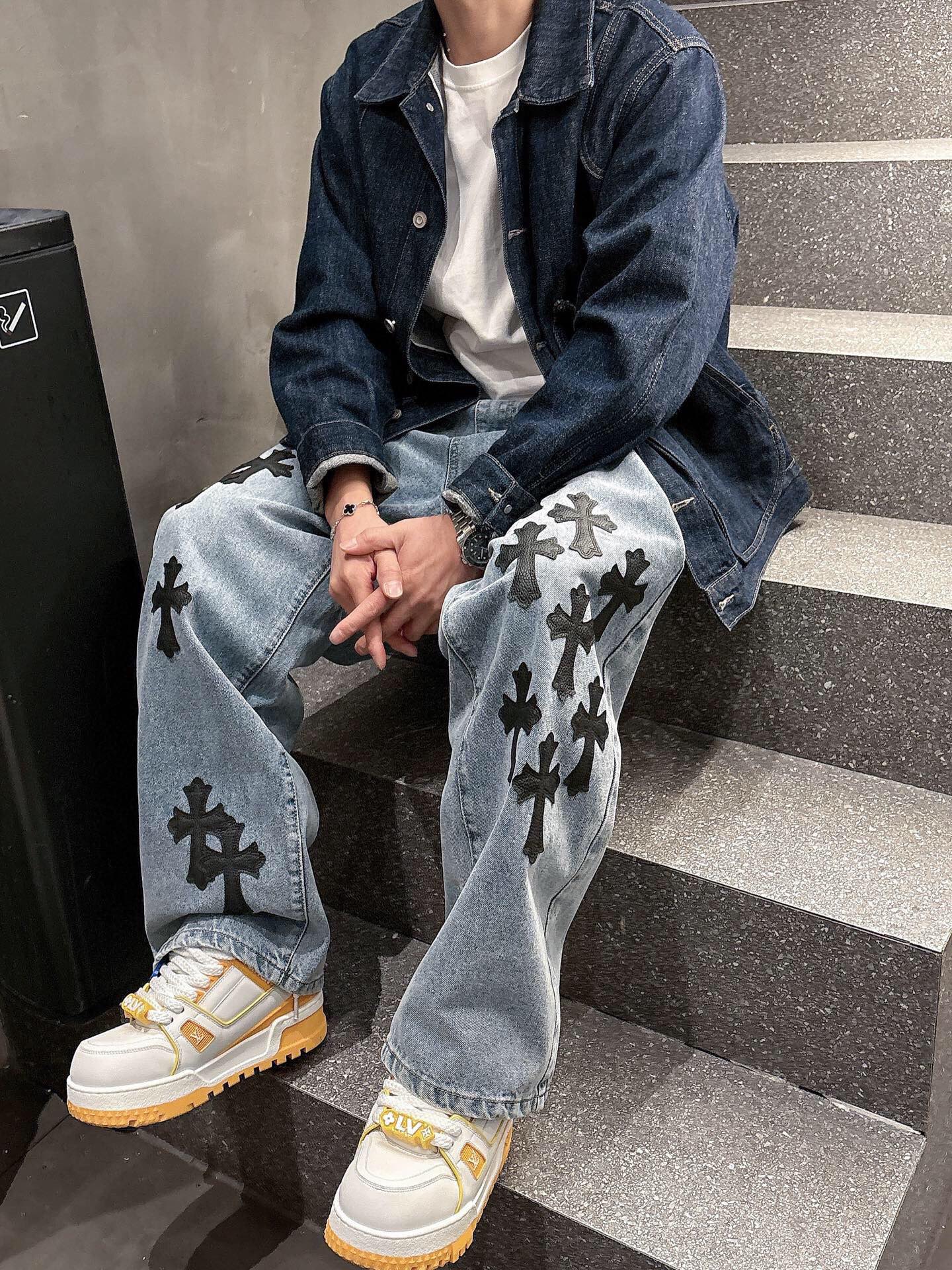 LuxluxHouse Best Quality Clothes Pants Chrome Hearts