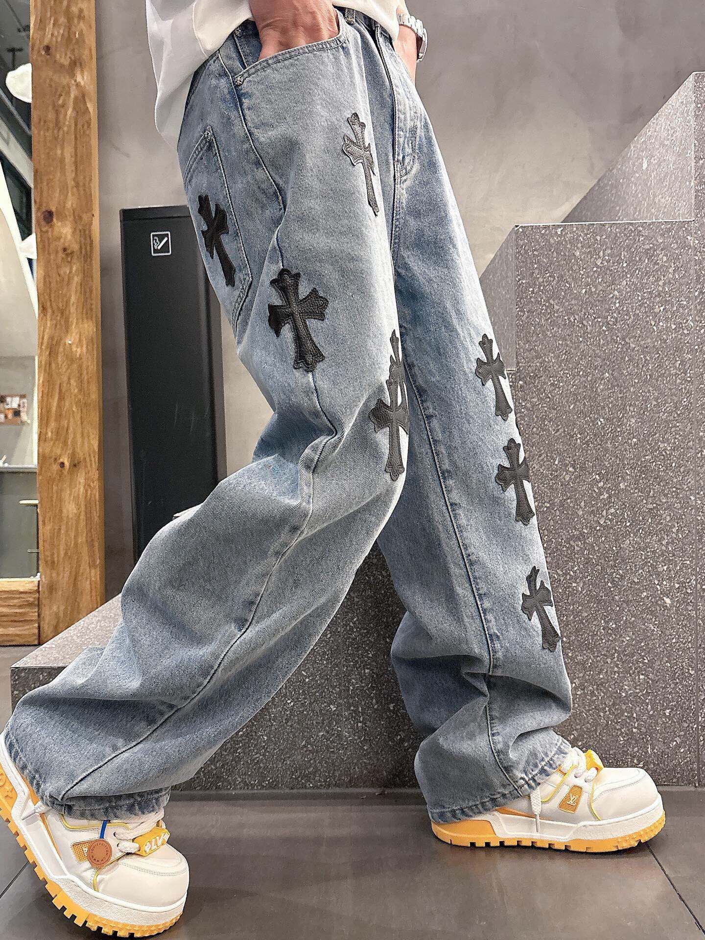 LuxluxHouse Best Quality Clothes Pants Chrome Hearts