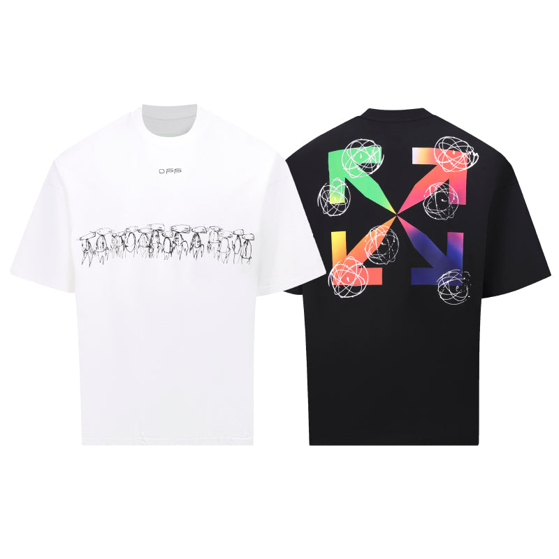LuxluxHouse Best Quality Clothes Off White T-shirt