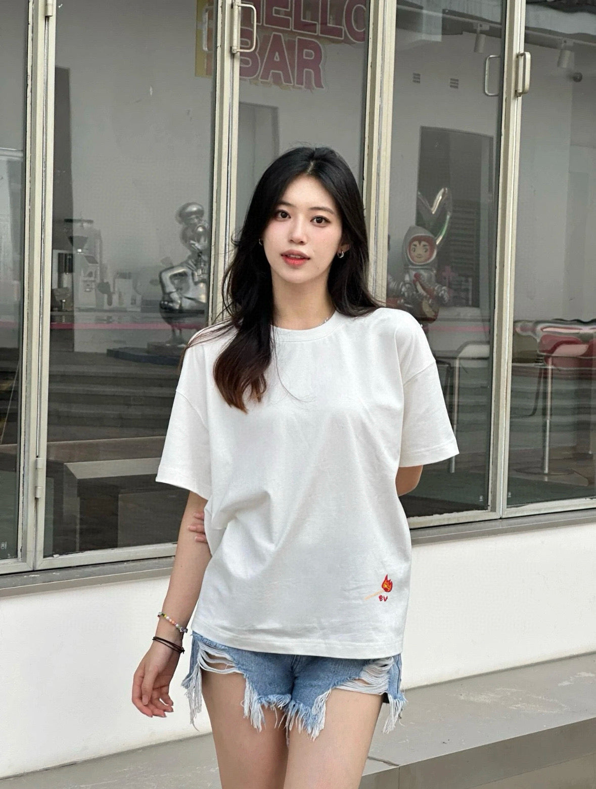 LuxluxHouse Best Quality Clothes Off White T-shirt