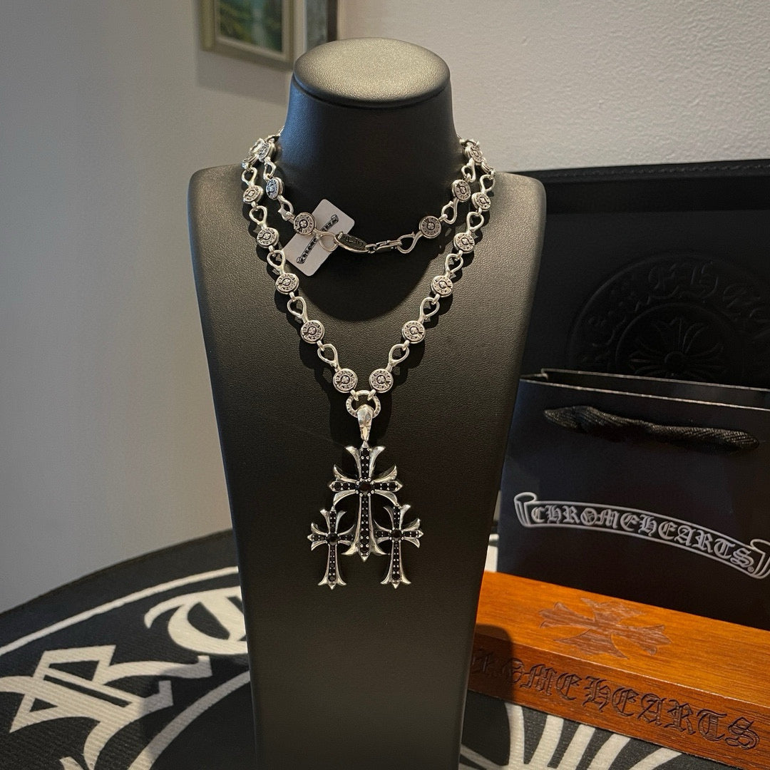 LuxluxHouse Best Quality Accessories Necklace Chrome Hearts