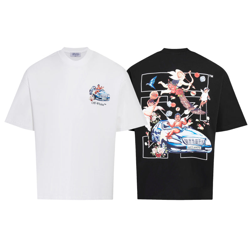LuxluxHouse Best Quality Clothes Off White T-shirt