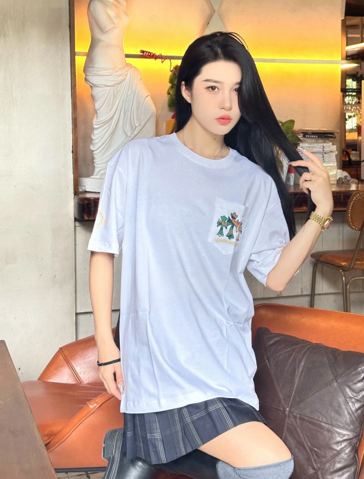 LuxluxHouse Best Quality Clothes Chrome Hearts T-shirt