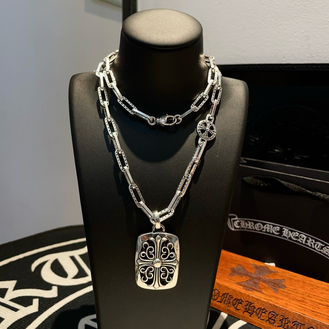 LuxluxHouse Best Quality Accessories Necklace Chrome Hearts