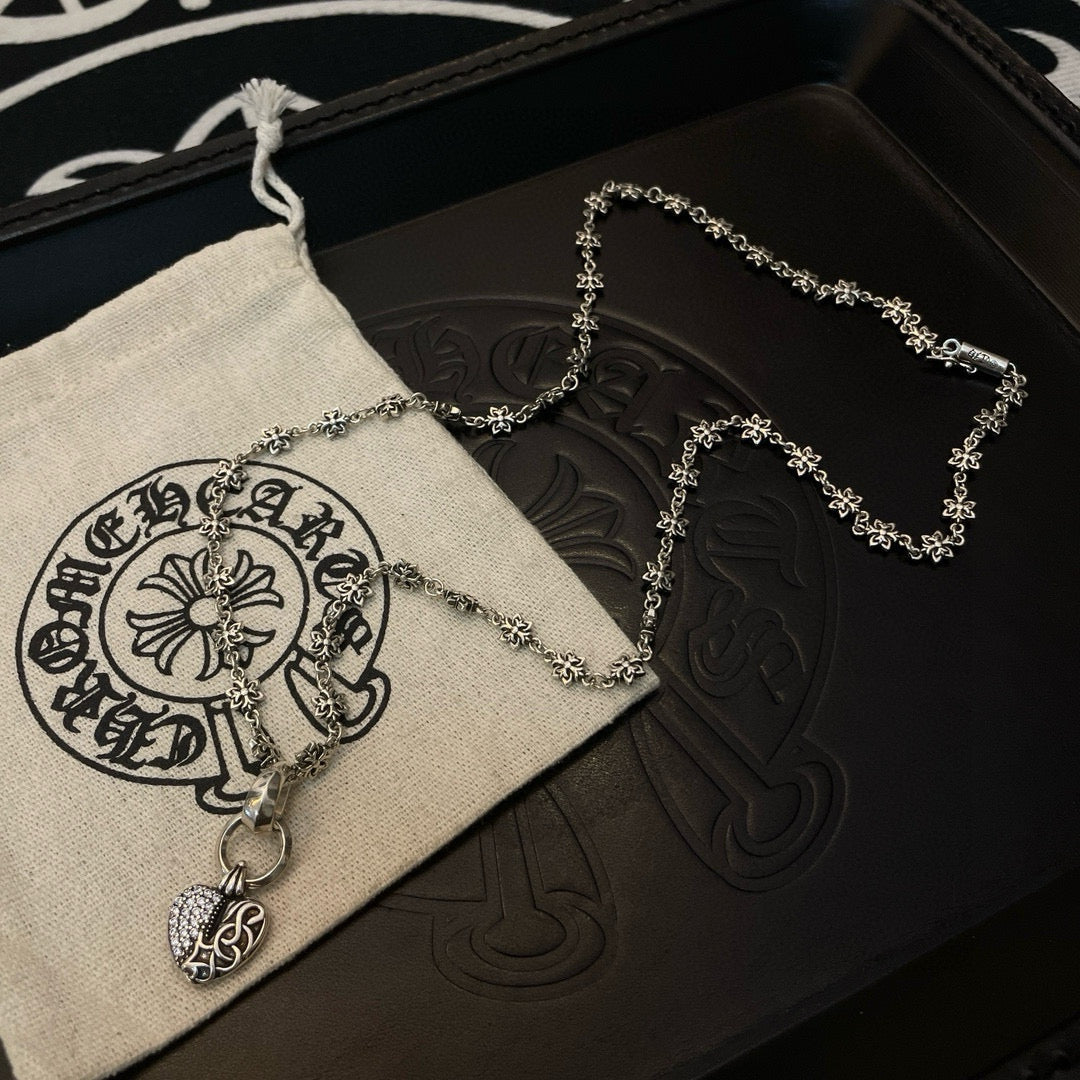 LuxluxHouse Best Quality Accessories Necklace Chrome Hearts