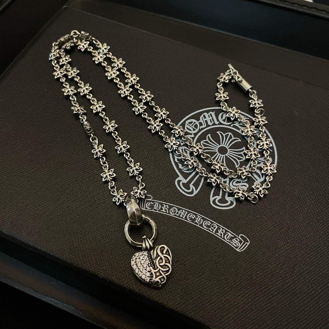 LuxluxHouse Best Quality Accessories Necklace Chrome Hearts