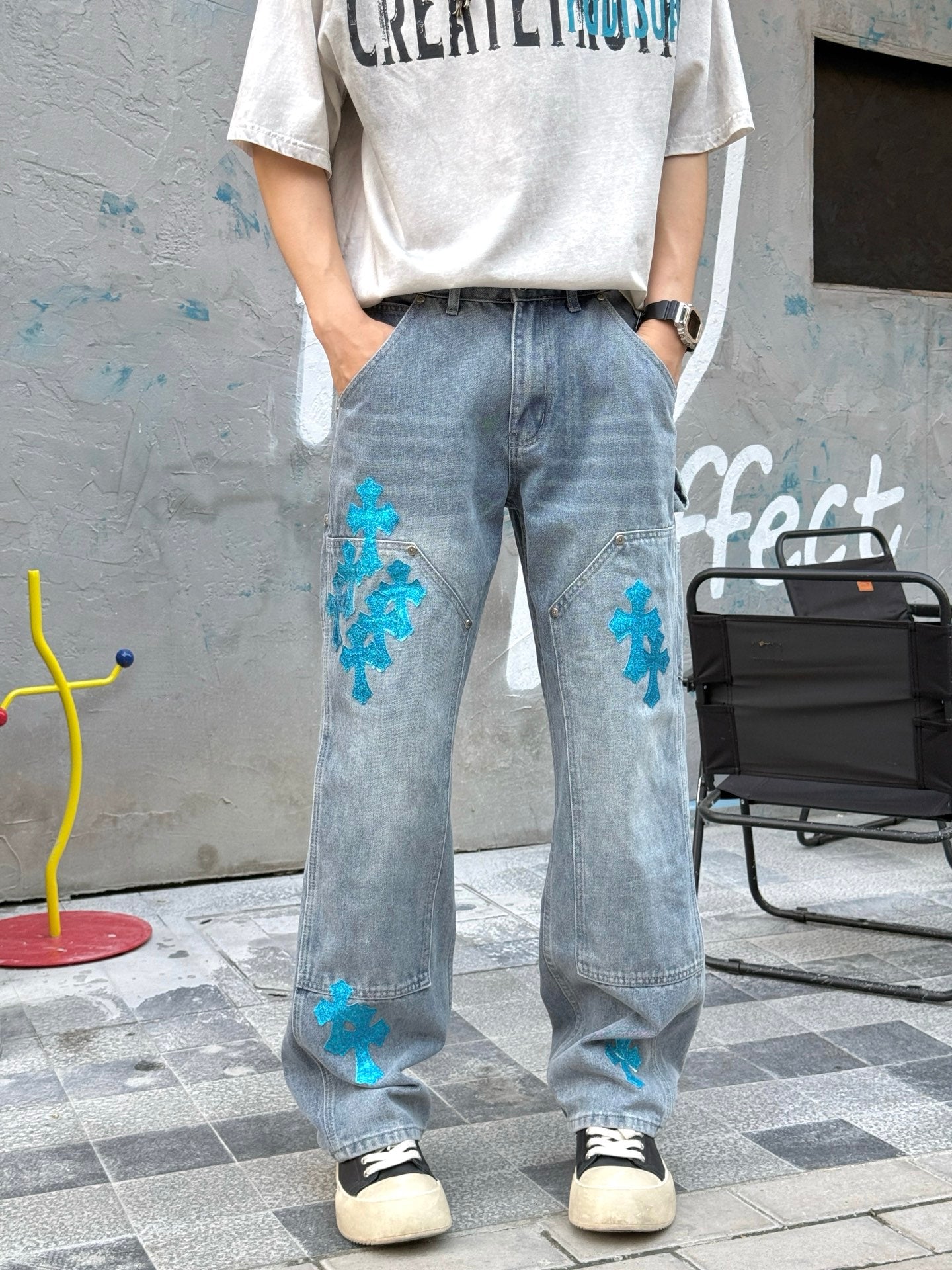 LuxluxHouse Best Quality Clothes Pants Chrome Hearts