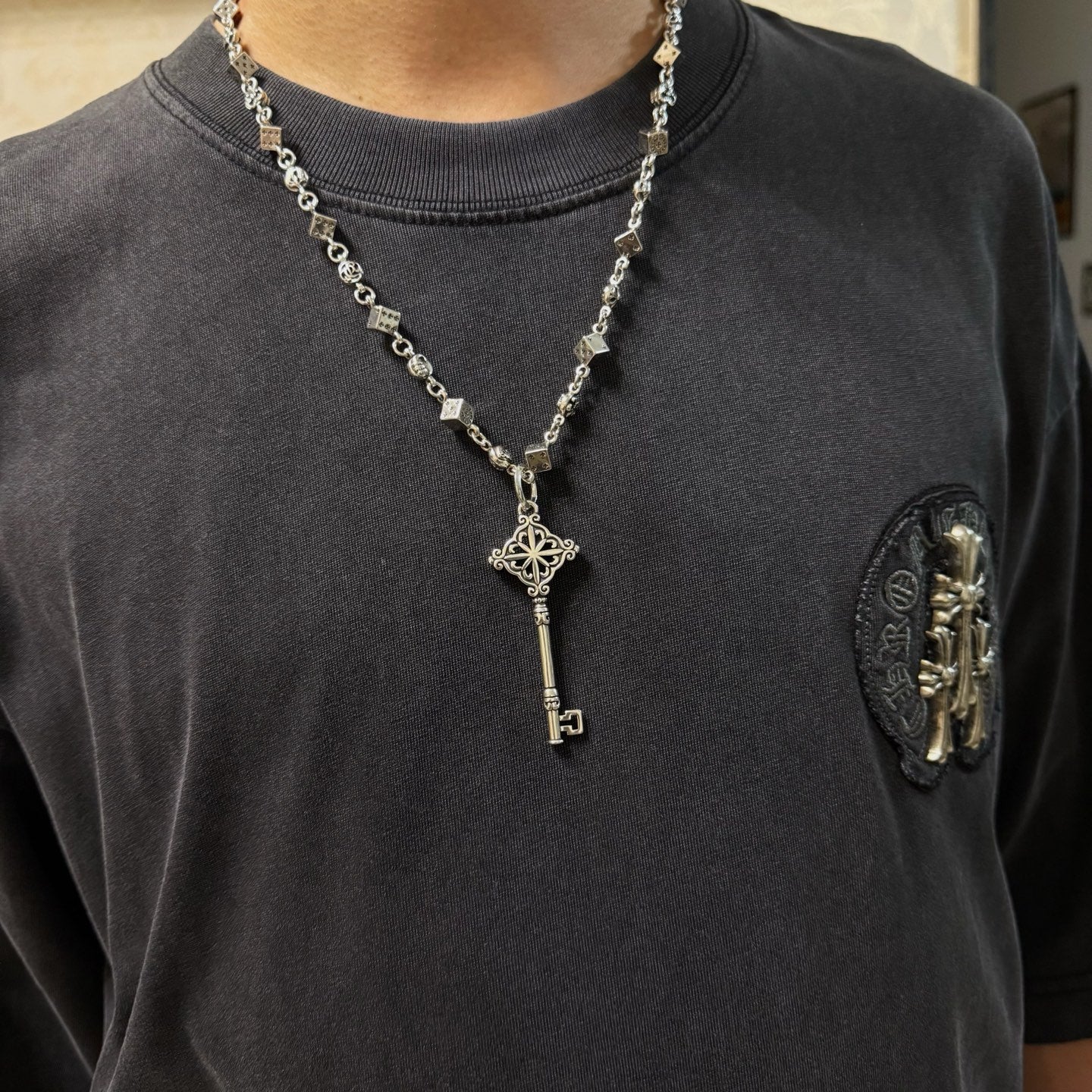 LuxluxHouse Best Quality Accessories Necklace Chrome Hearts