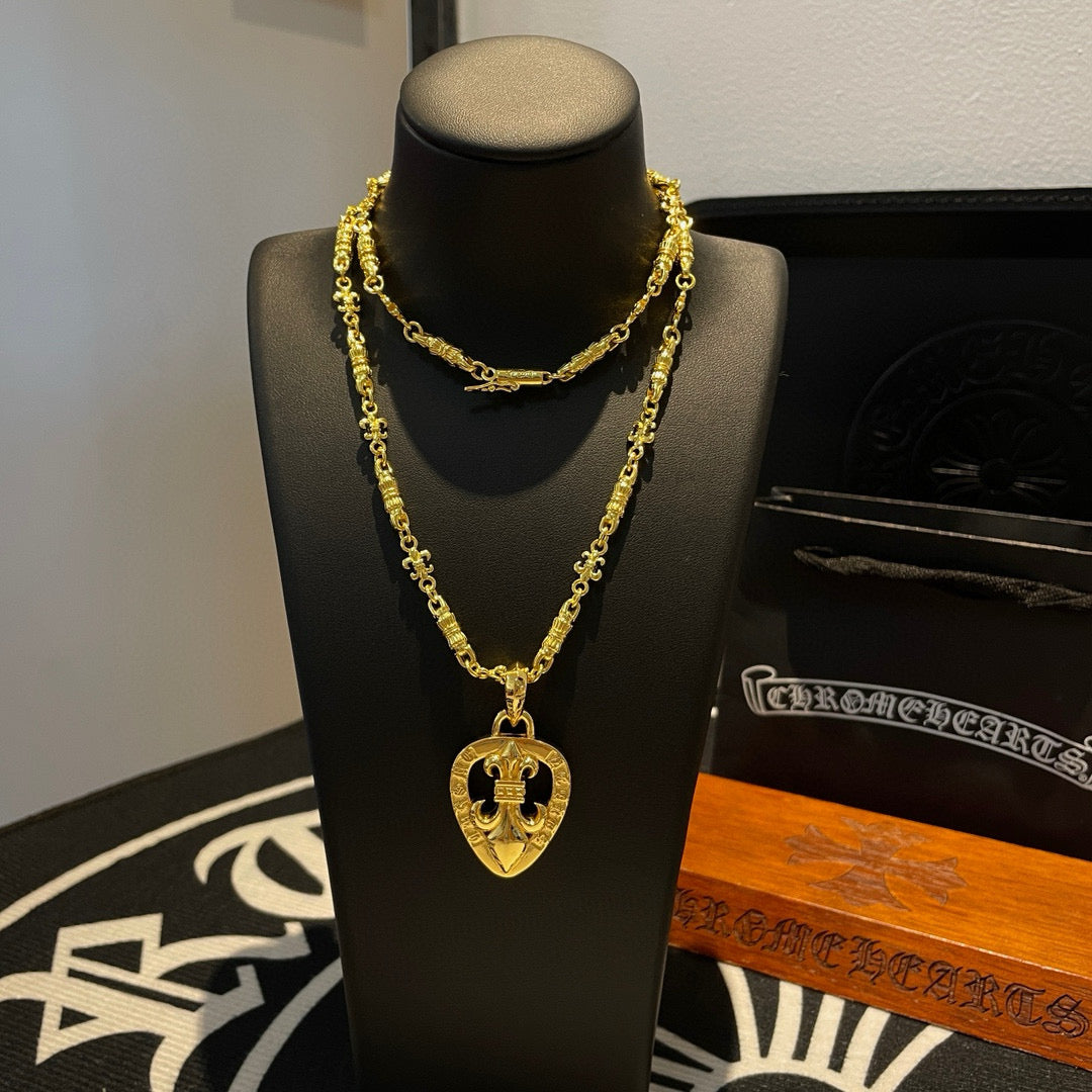LuxluxHouse Best Quality Accessories Necklace Chrome Hearts