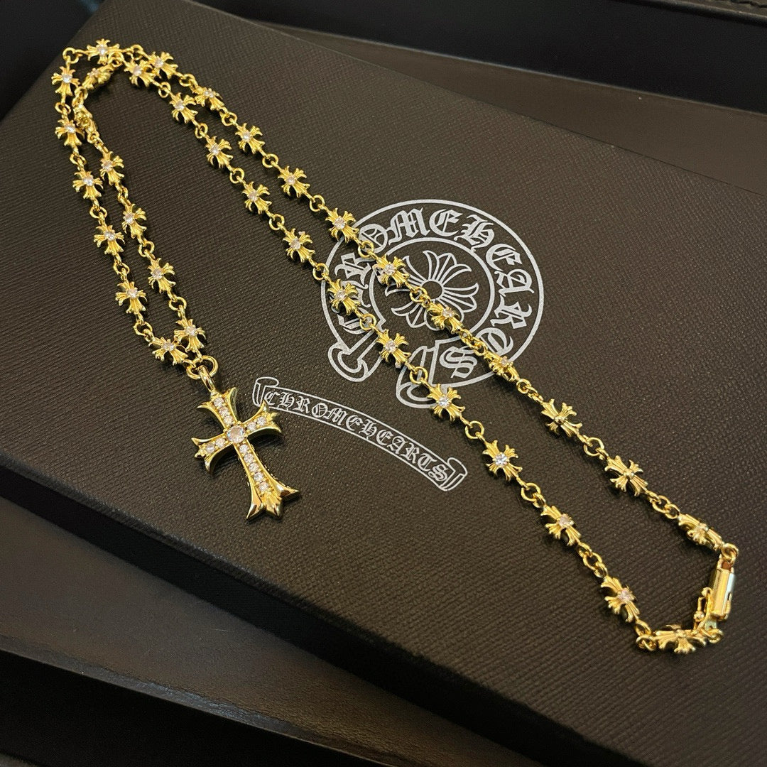 LuxluxHouse Best Quality Accessories Necklace Chrome Hearts