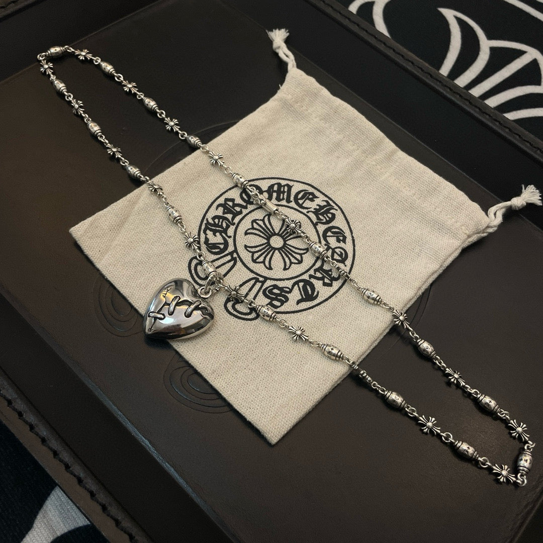LuxluxHouse Best Quality Accessories Necklace Chrome Hearts