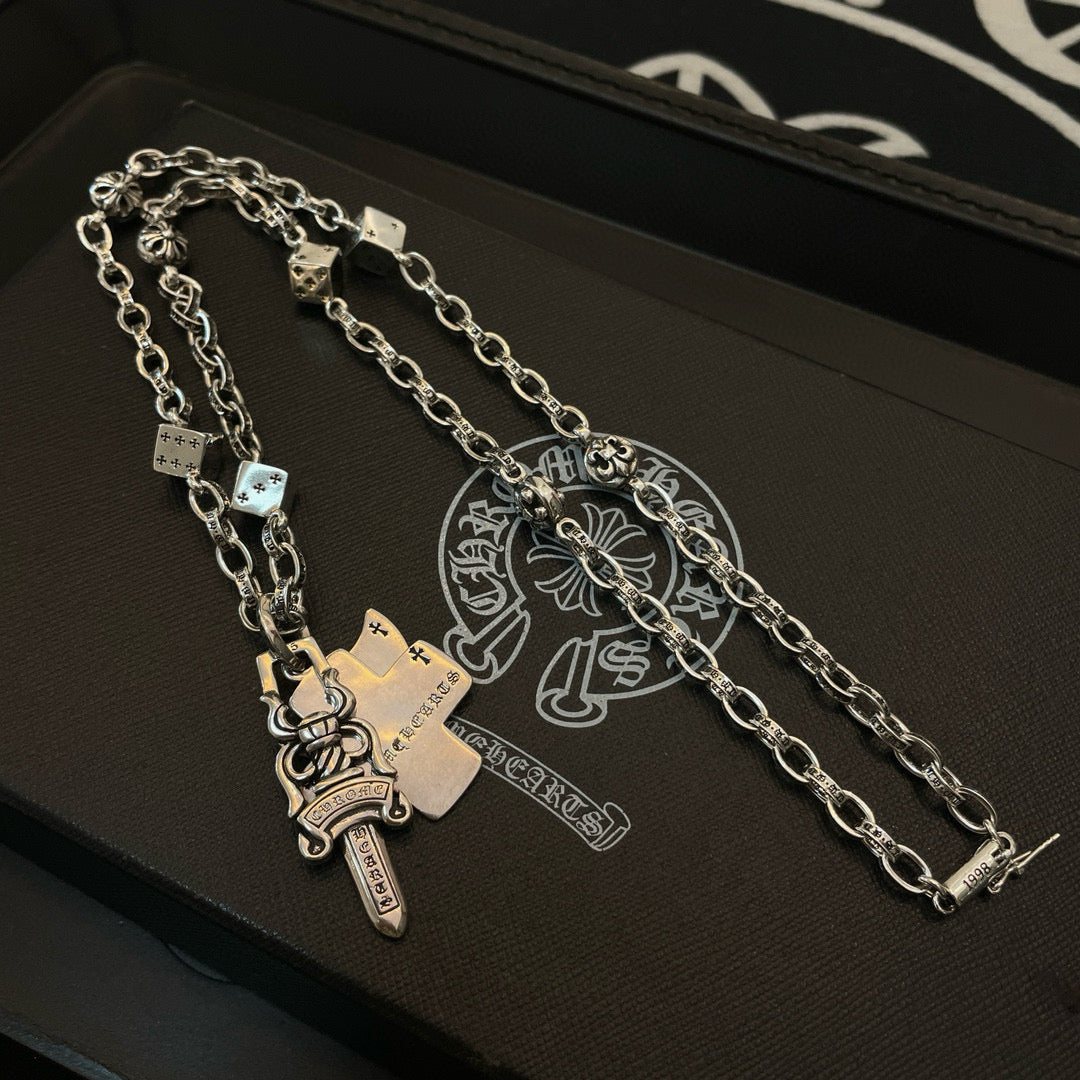 LuxluxHouse Best Quality Accessories Necklace Chrome Hearts