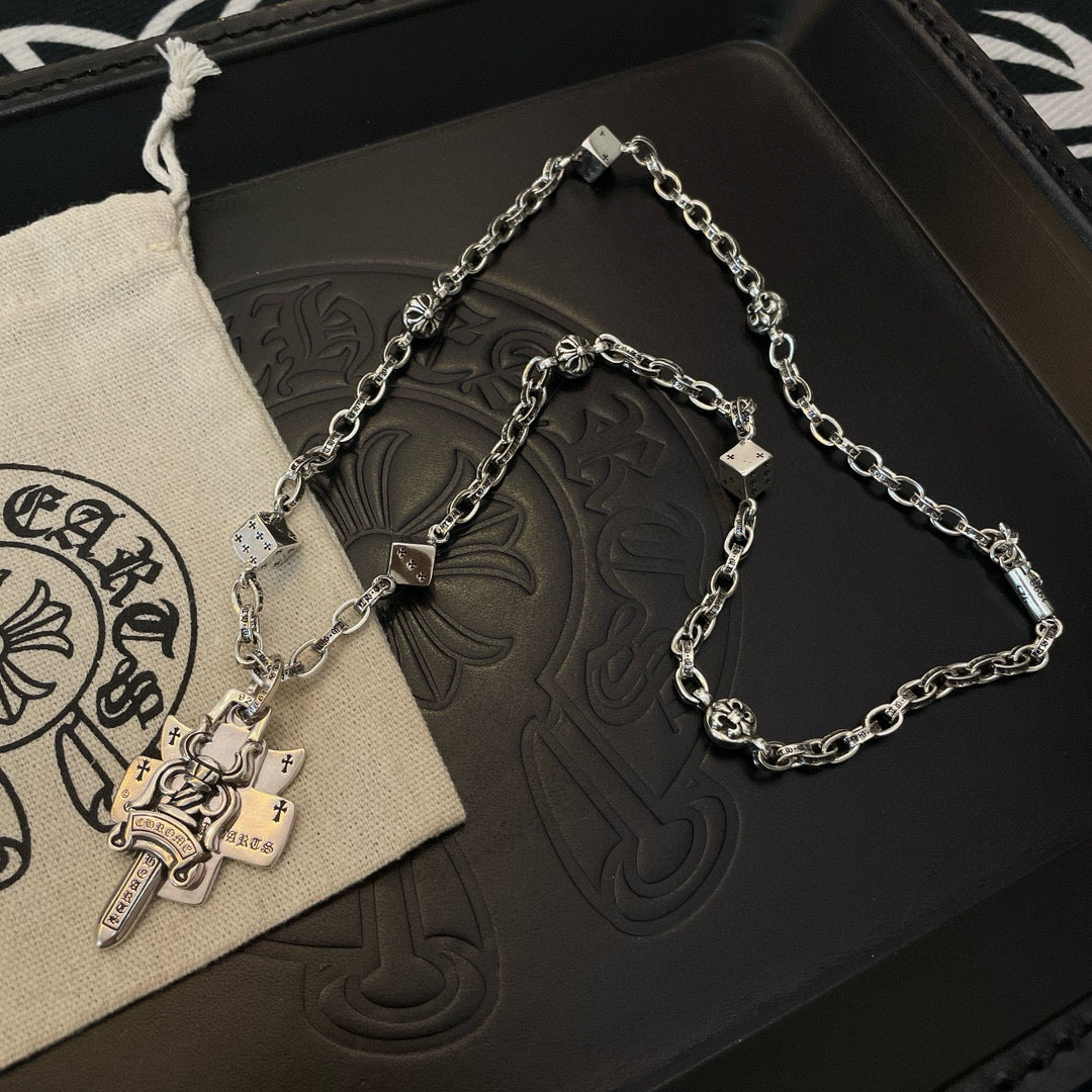 LuxluxHouse Best Quality Accessories Necklace Chrome Hearts