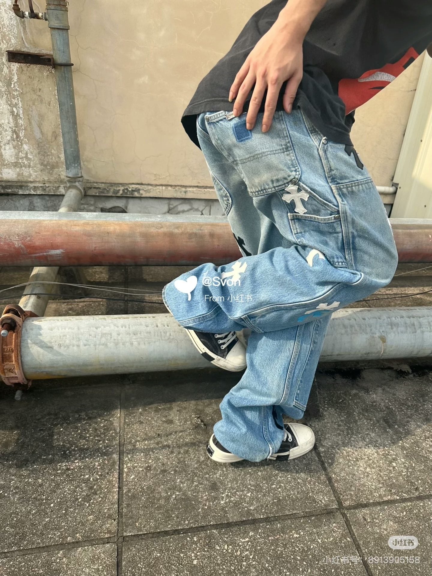 LuxluxHouse Best Quality Clothes Pants Chrome Hearts