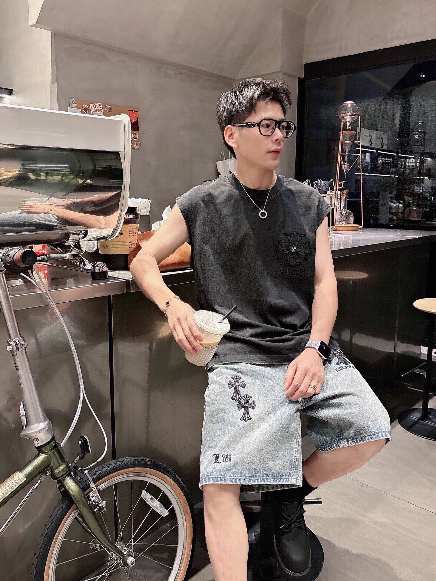 LuxluxHouse Best Quality Clothes Pants Chrome Hearts