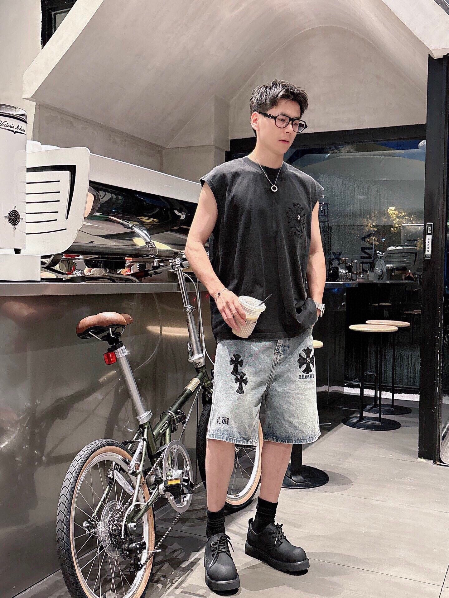 LuxluxHouse Best Quality Clothes Pants Chrome Hearts