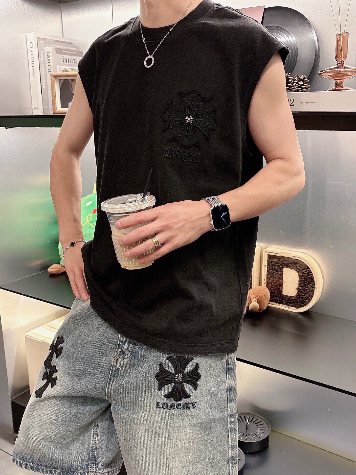 LuxluxHouse Best Quality Clothes Pants Chrome Hearts