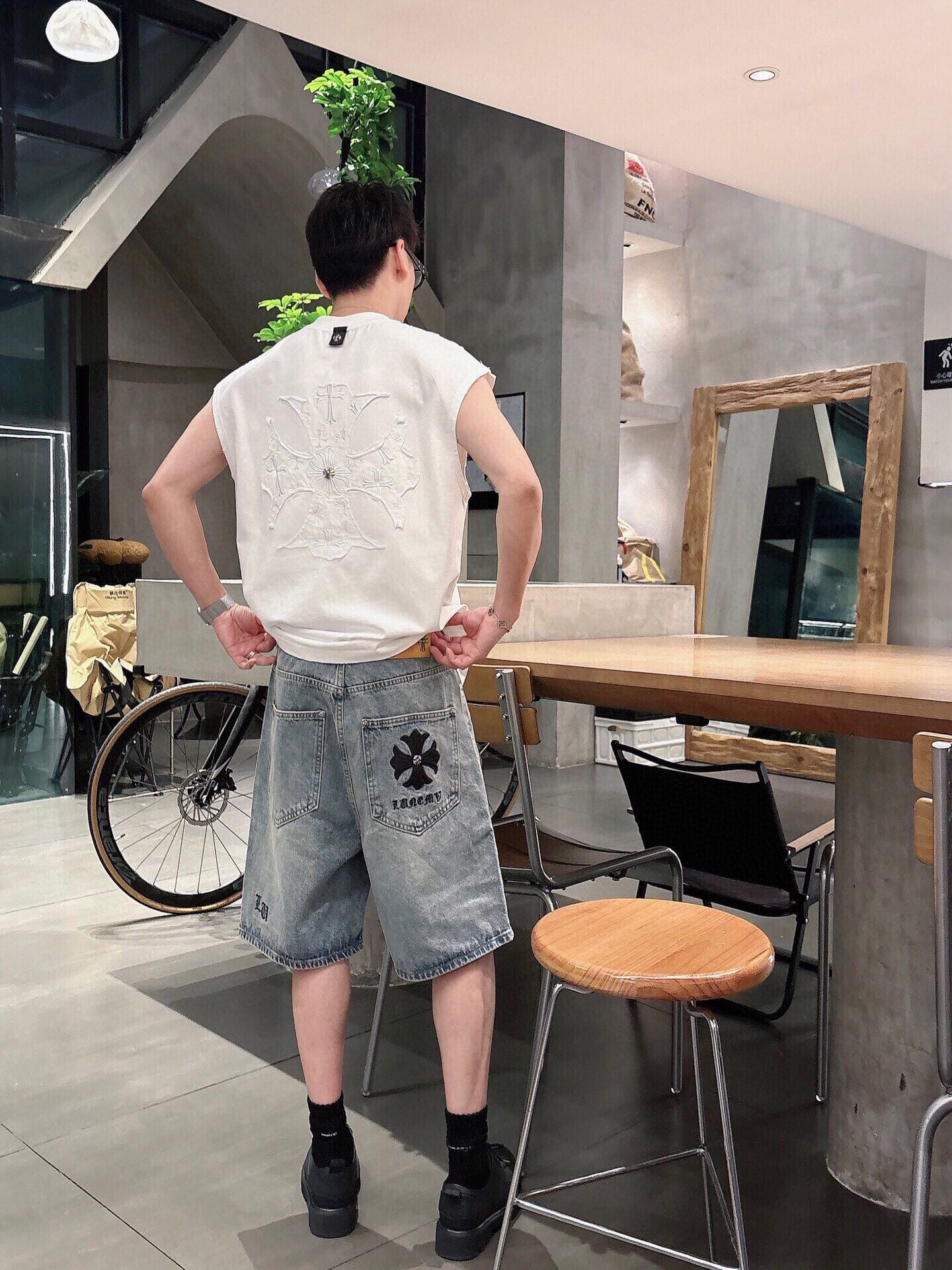 LuxluxHouse Best Quality Clothes Pants Chrome Hearts