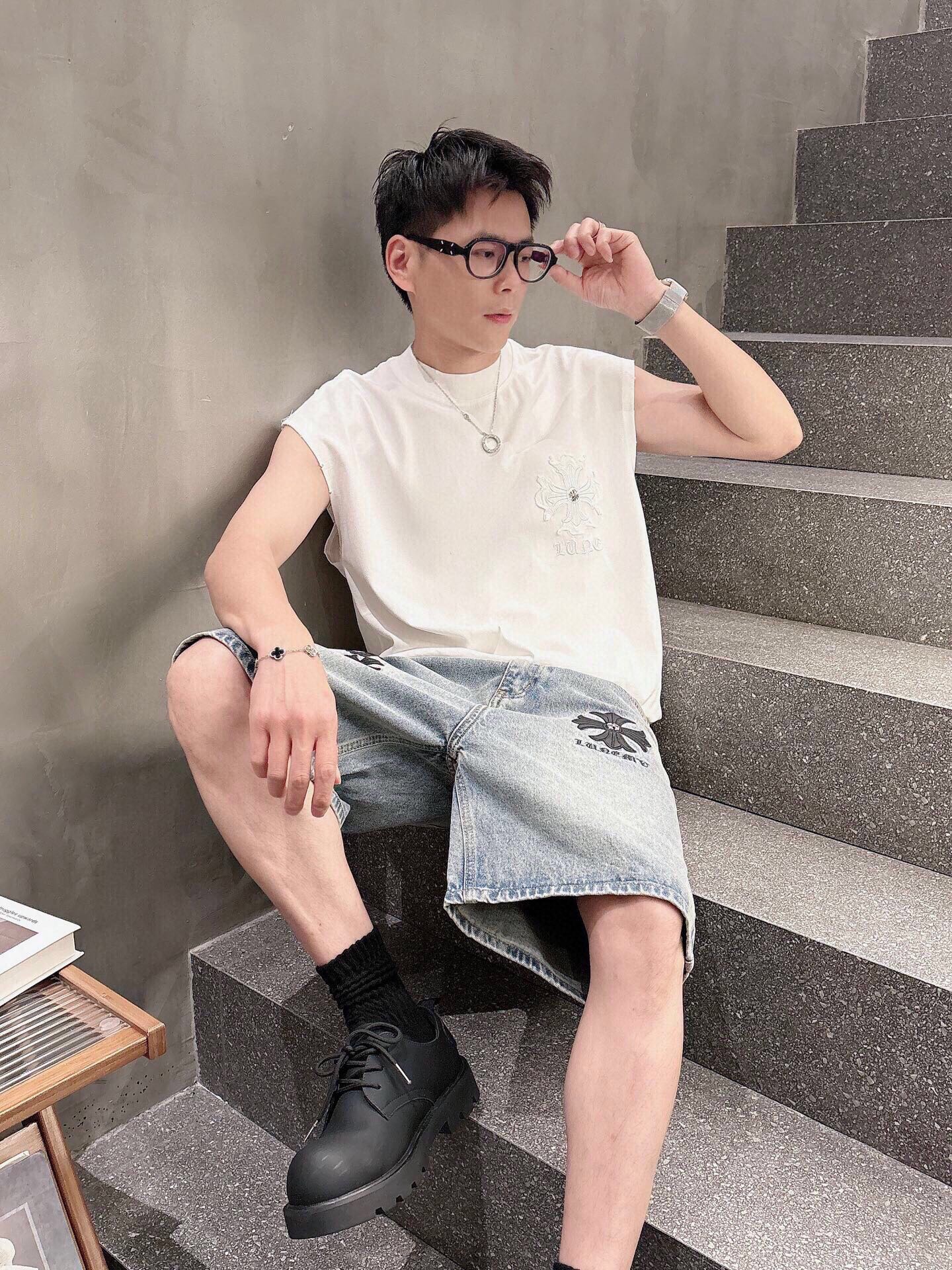 LuxluxHouse Best Quality Clothes Pants Chrome Hearts
