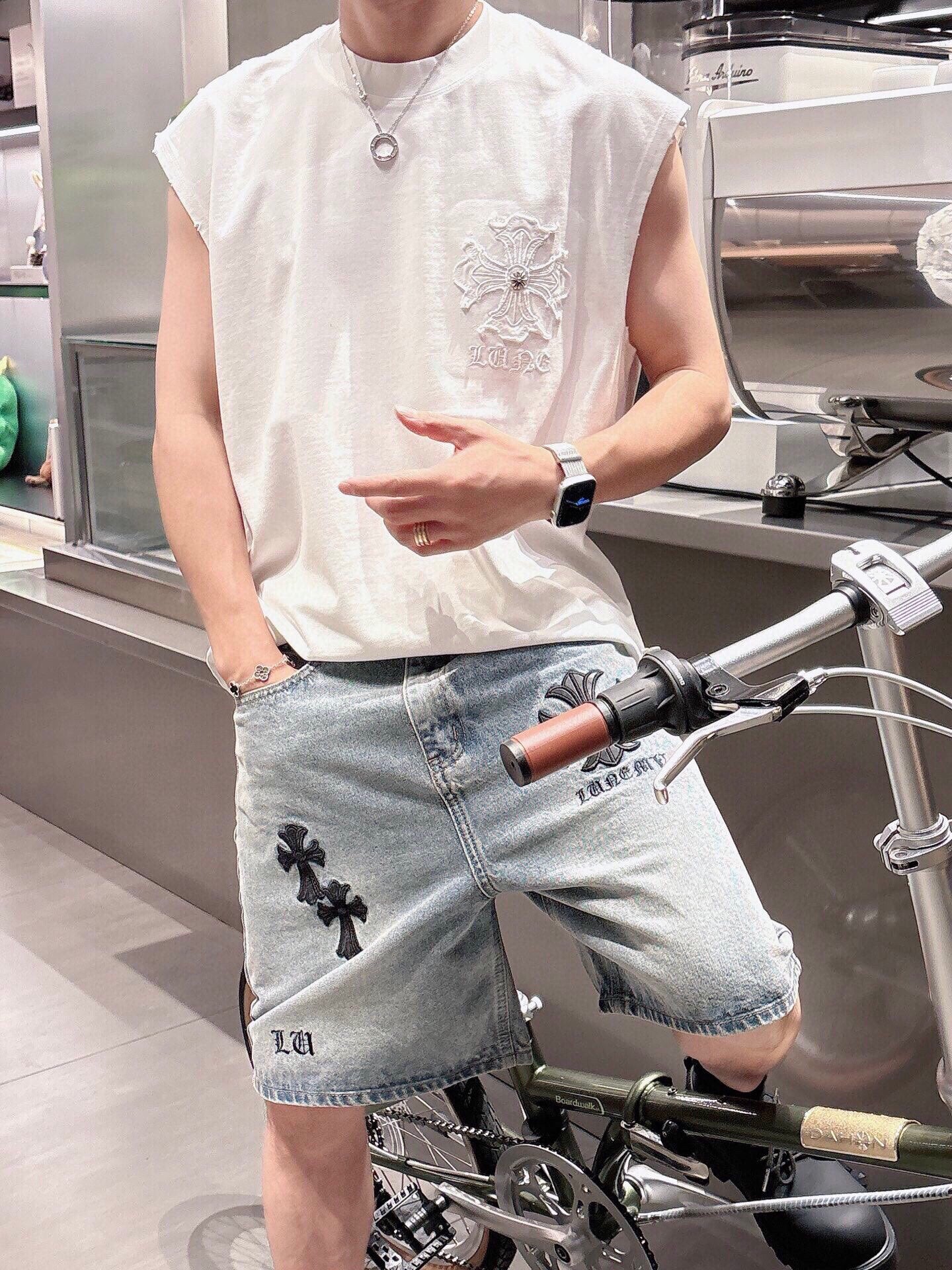 LuxluxHouse Best Quality Clothes Pants Chrome Hearts