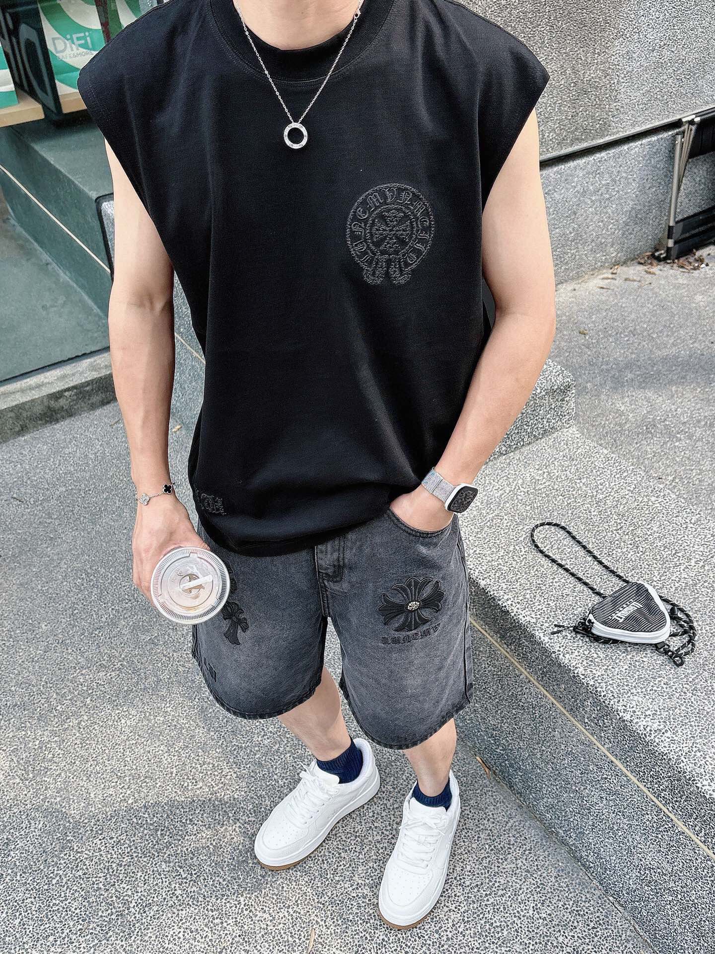 LuxluxHouse Best Quality Clothes Pants Chrome Hearts