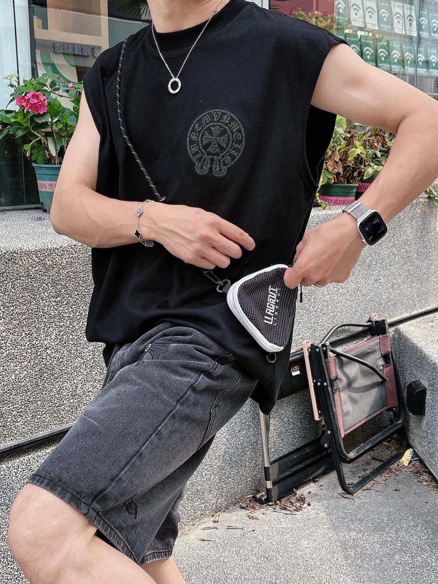 LuxluxHouse Best Quality Clothes Pants Chrome Hearts
