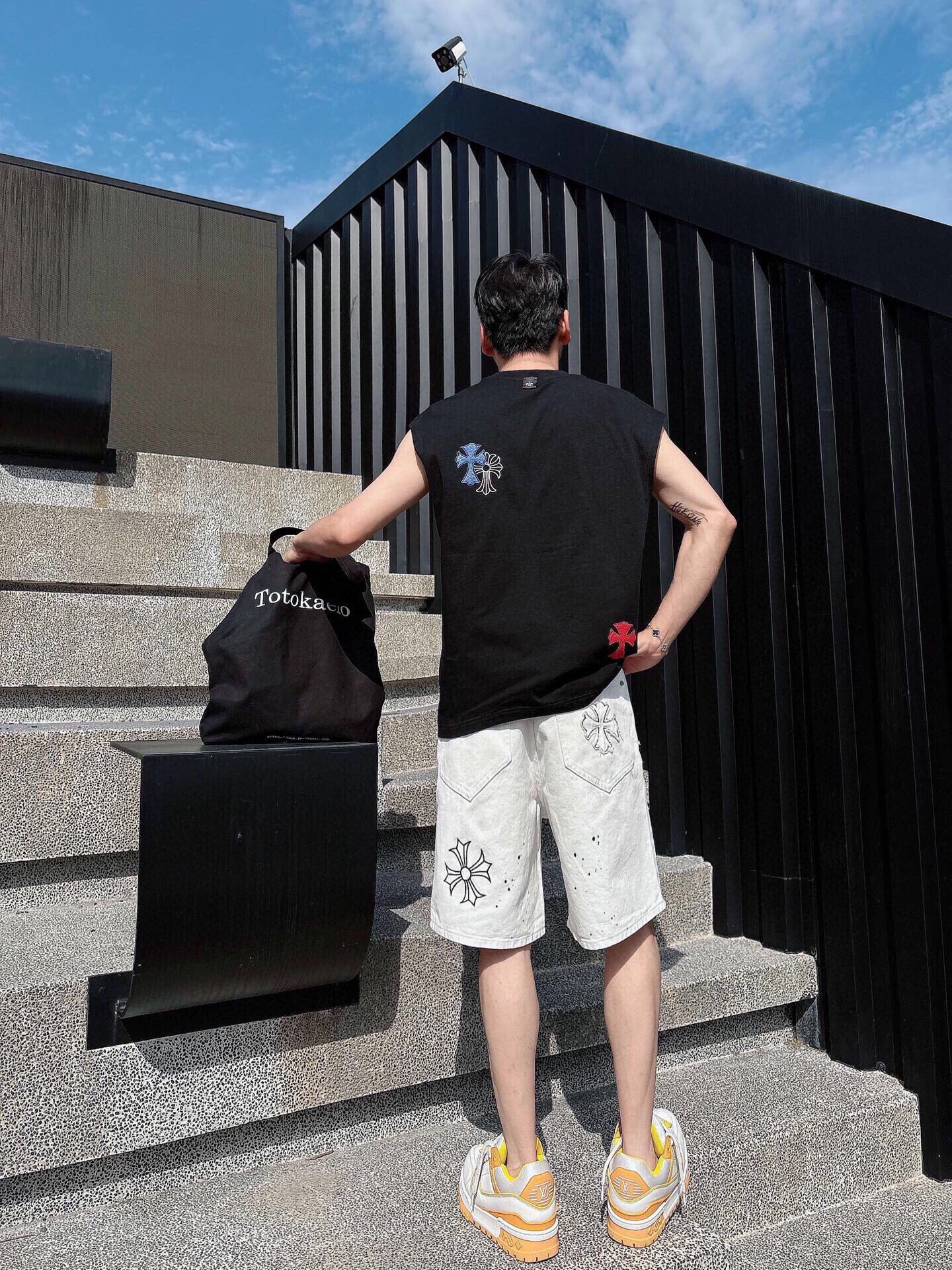 LuxluxHouse Best Quality Clothes Pants Chrome Hearts