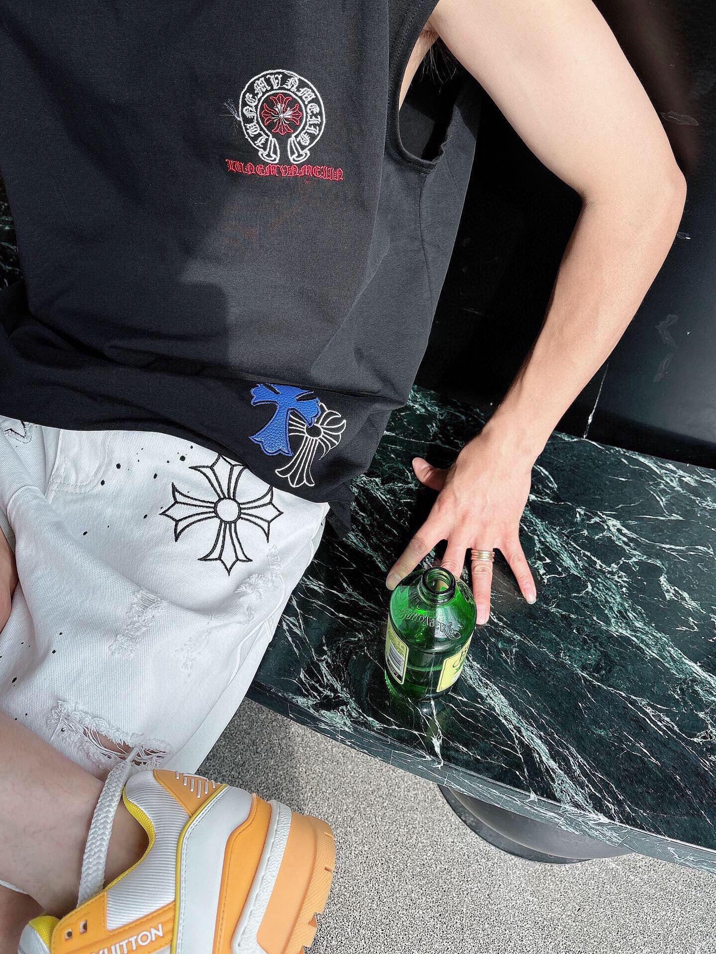 LuxluxHouse Best Quality Clothes Pants Chrome Hearts