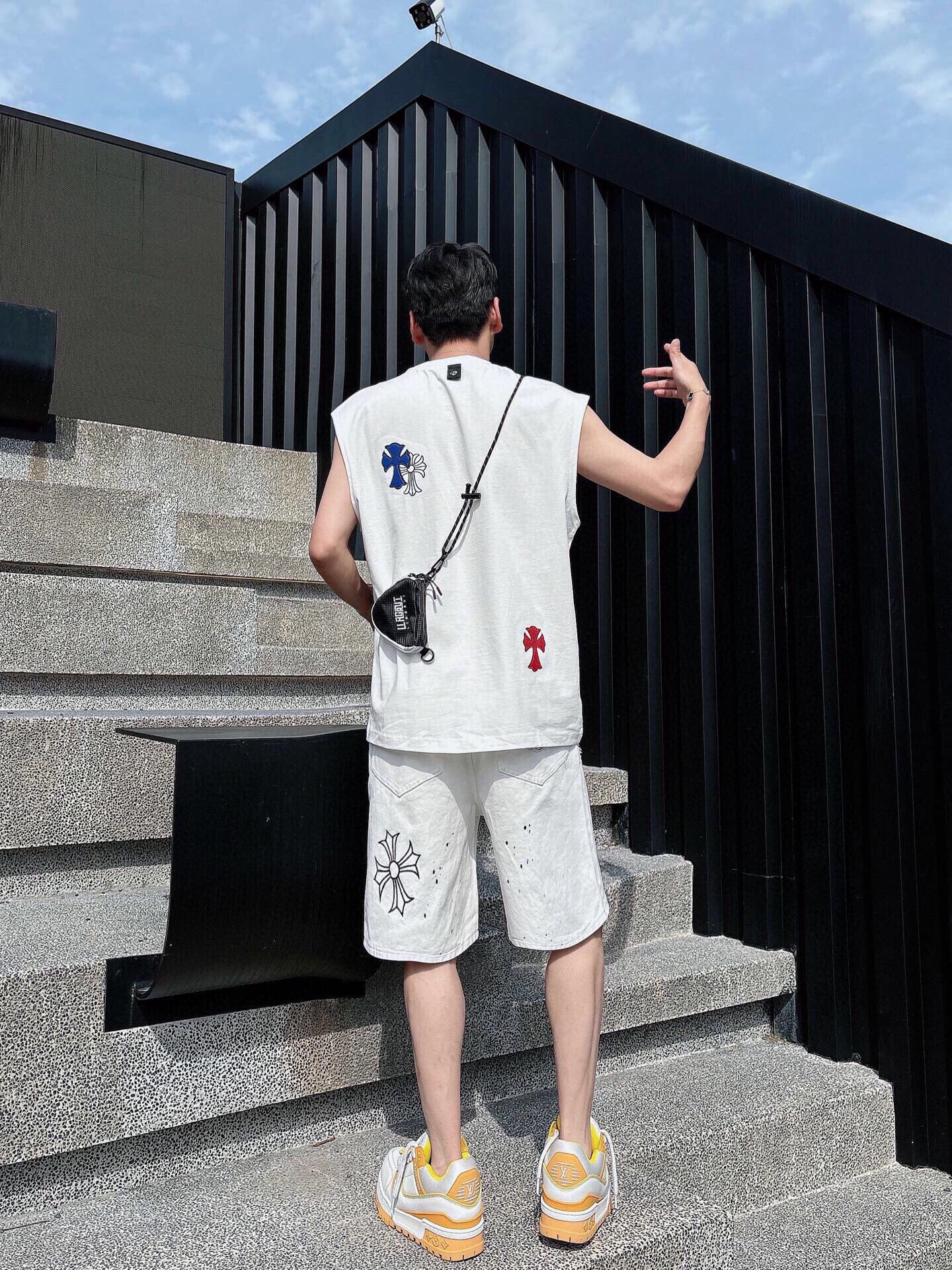 LuxluxHouse Best Quality Clothes Pants Chrome Hearts