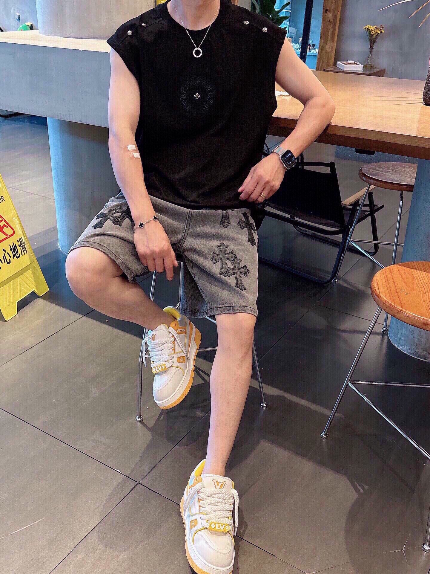LuxluxHouse Best Quality Clothes Pants Chrome Hearts