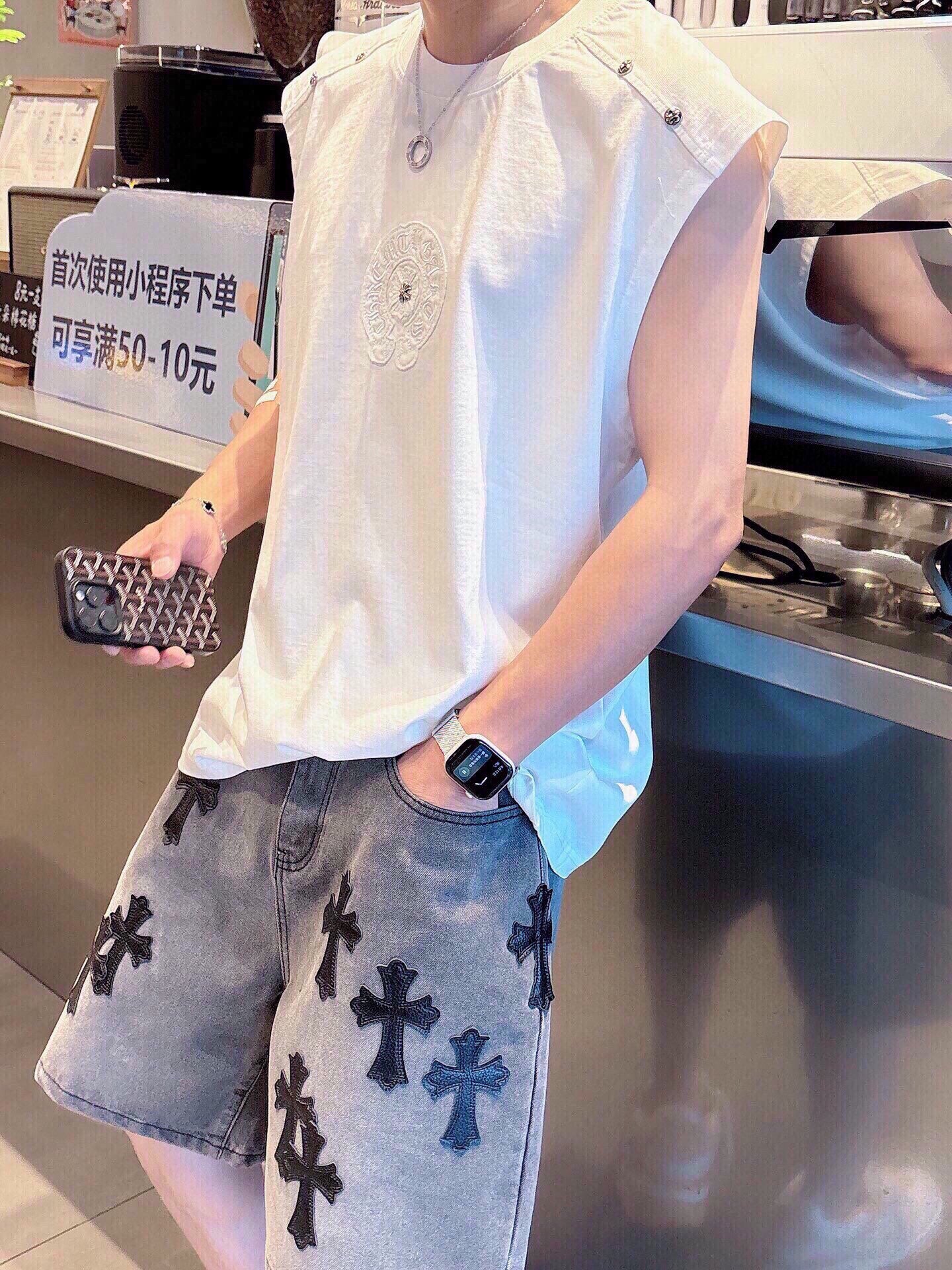 LuxluxHouse Best Quality Clothes Pants Chrome Hearts