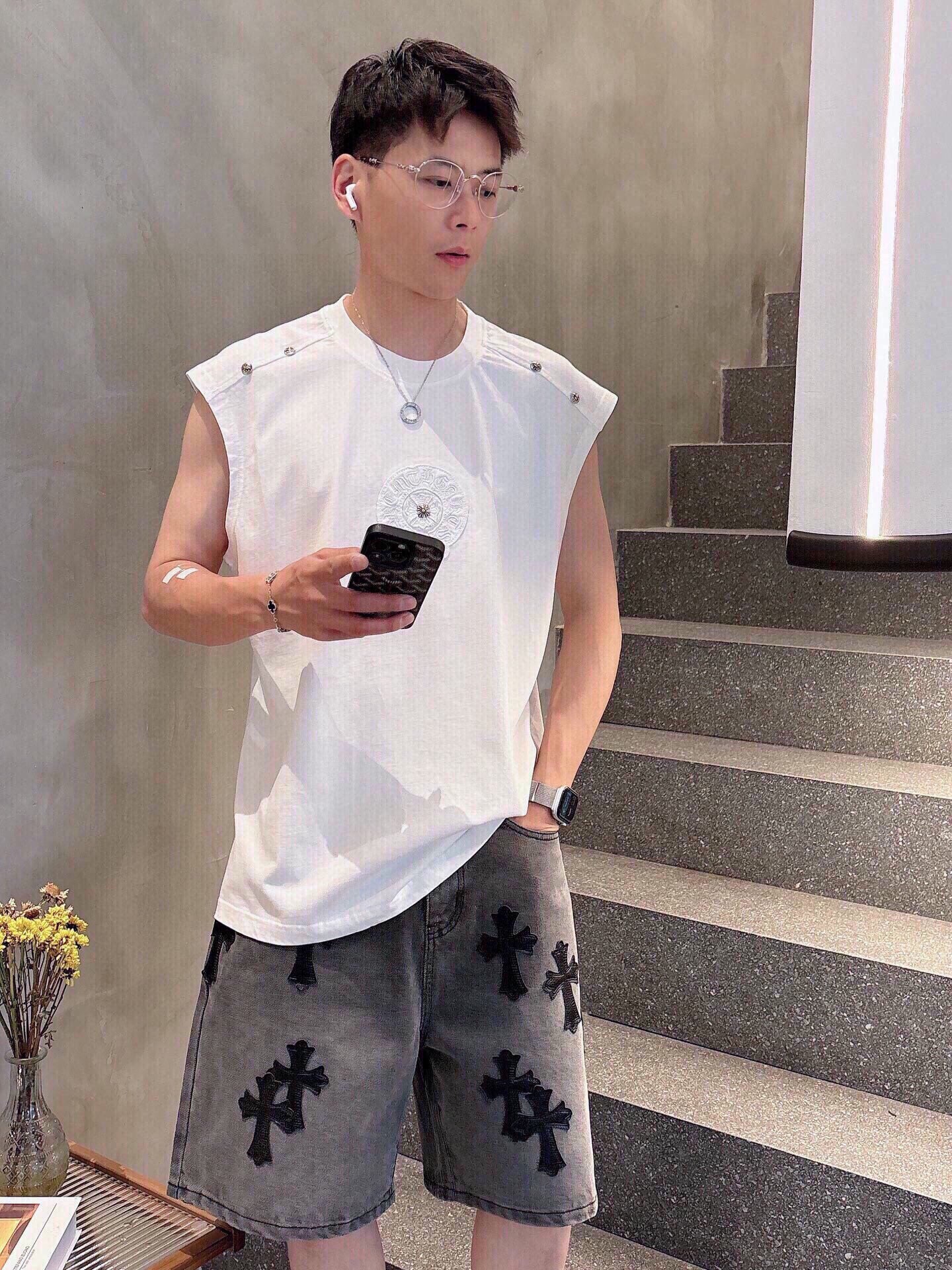 LuxluxHouse Best Quality Clothes Pants Chrome Hearts