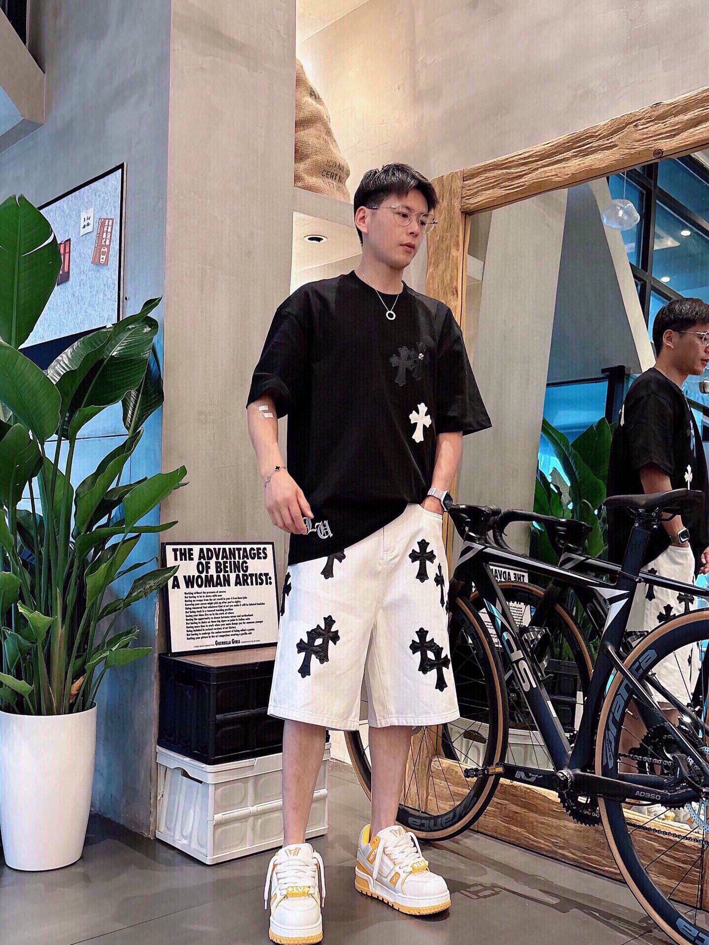 LuxluxHouse Best Quality Clothes Pants Chrome Hearts
