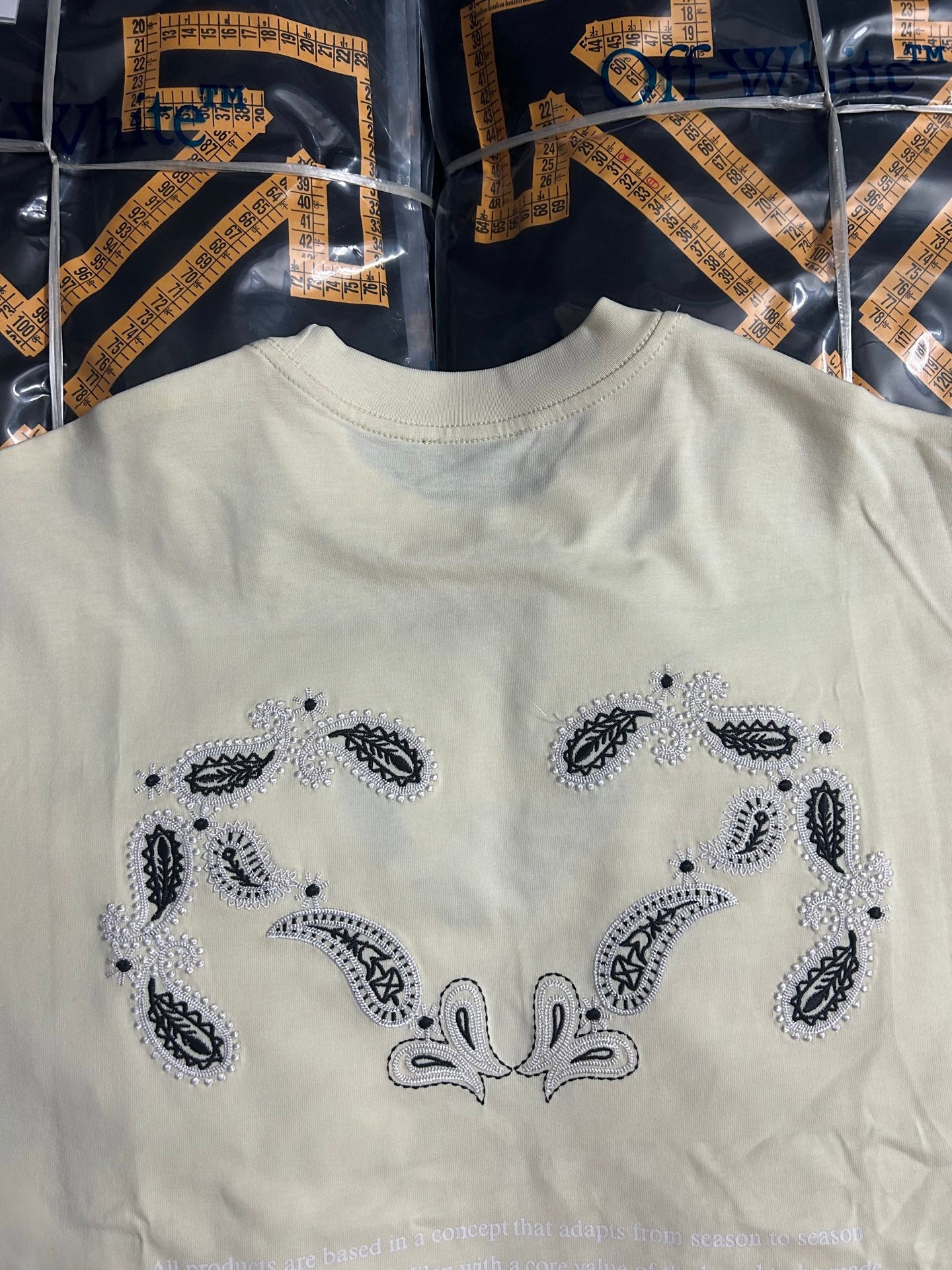 LuxluxHouse Best Quality Clothes Off White T-shirt