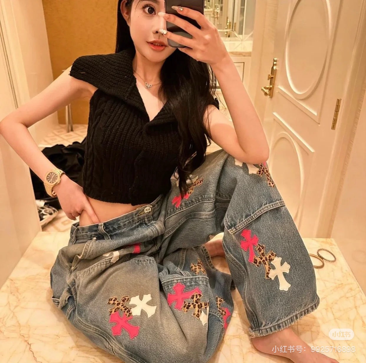 LuxluxHouse Best Quality Clothes Pants Chrome Hearts