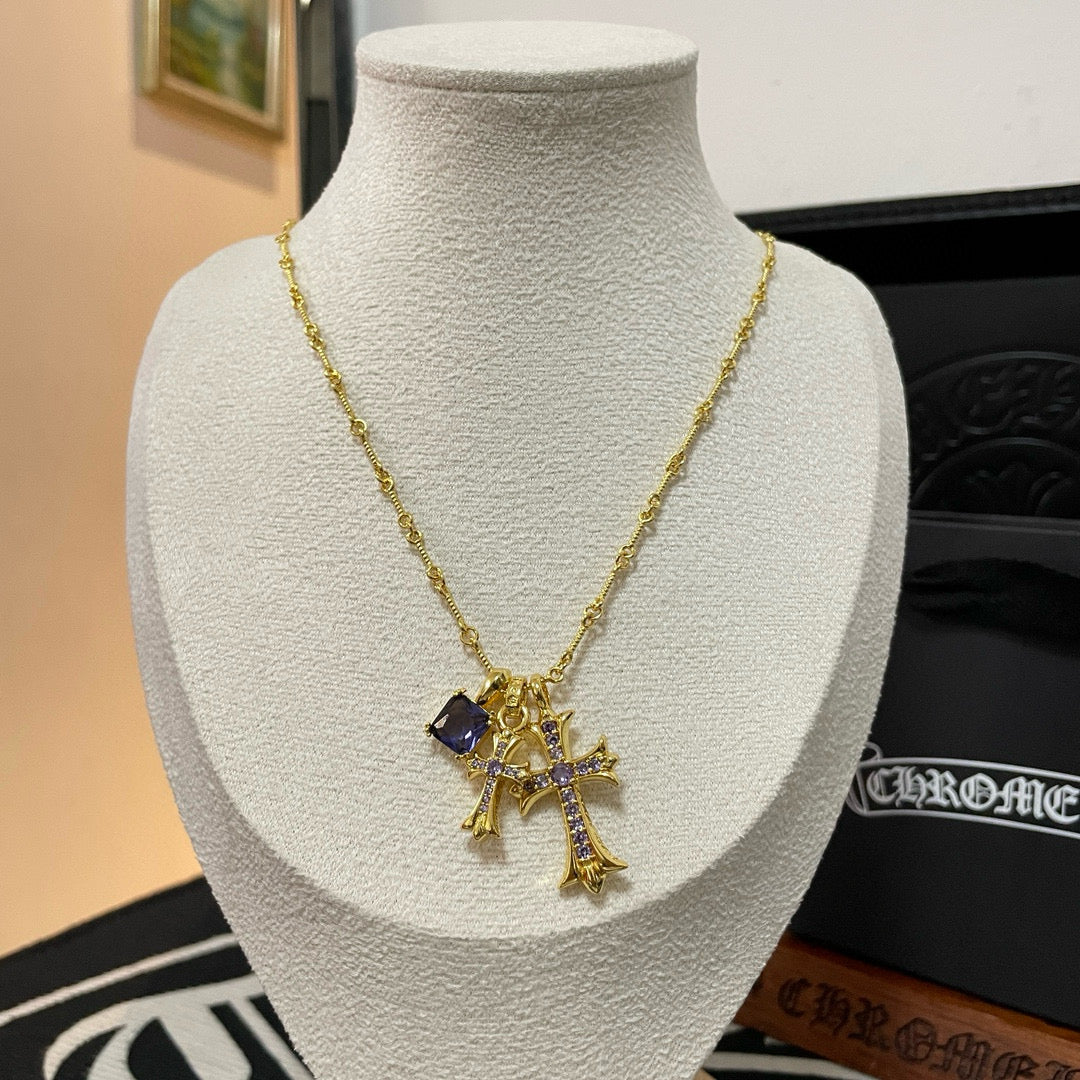 LuxluxHouse Best Quality Accessories Necklace Chrome Hearts