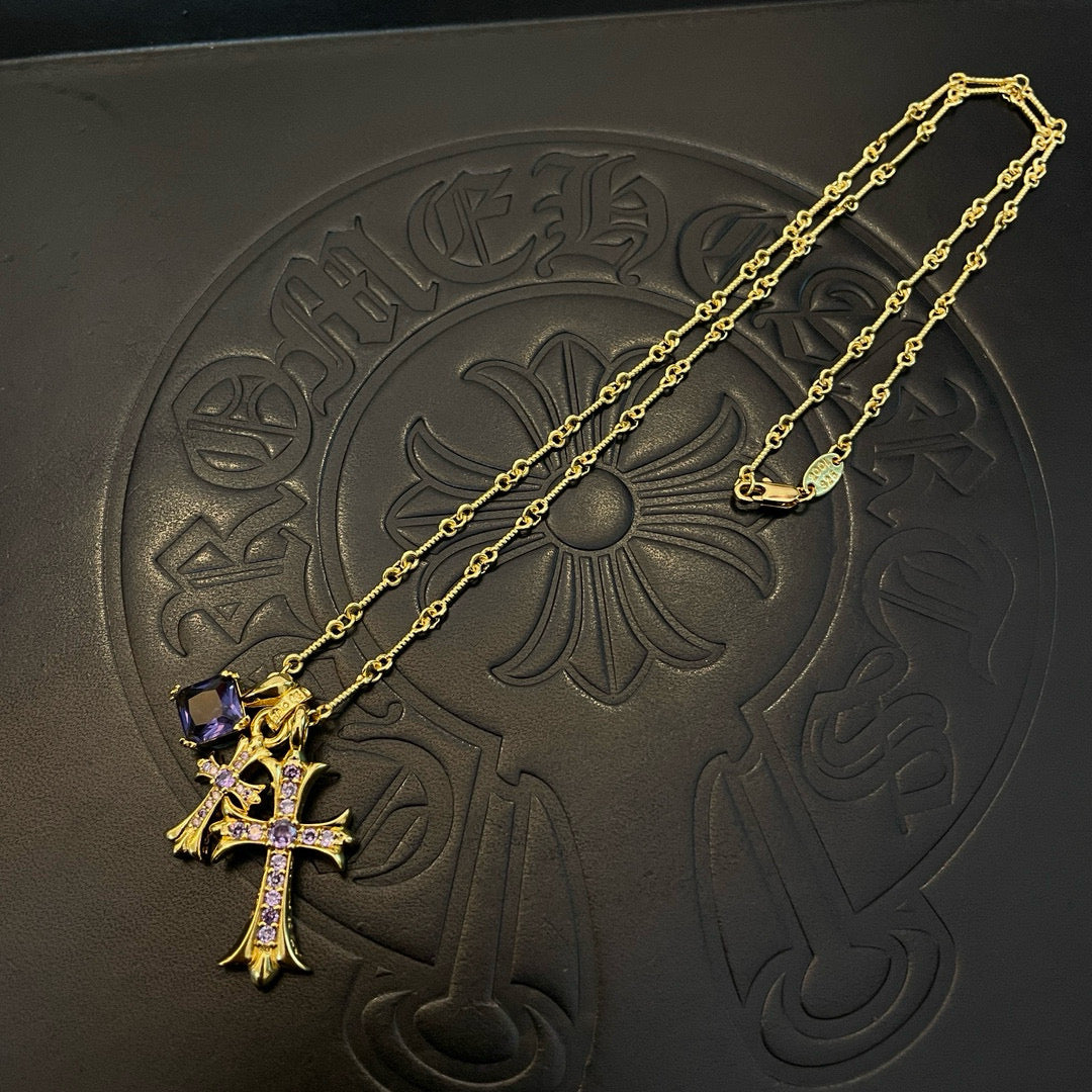 LuxluxHouse Best Quality Accessories Necklace Chrome Hearts