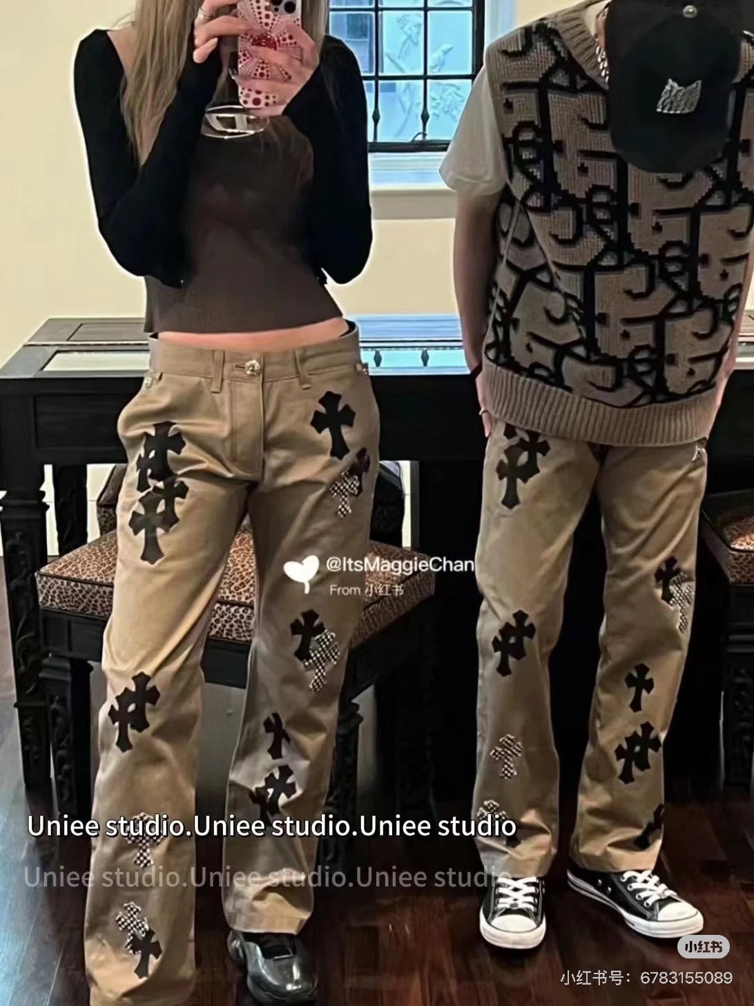 LuxluxHouse Best Quality Clothes Pants Chrome Hearts