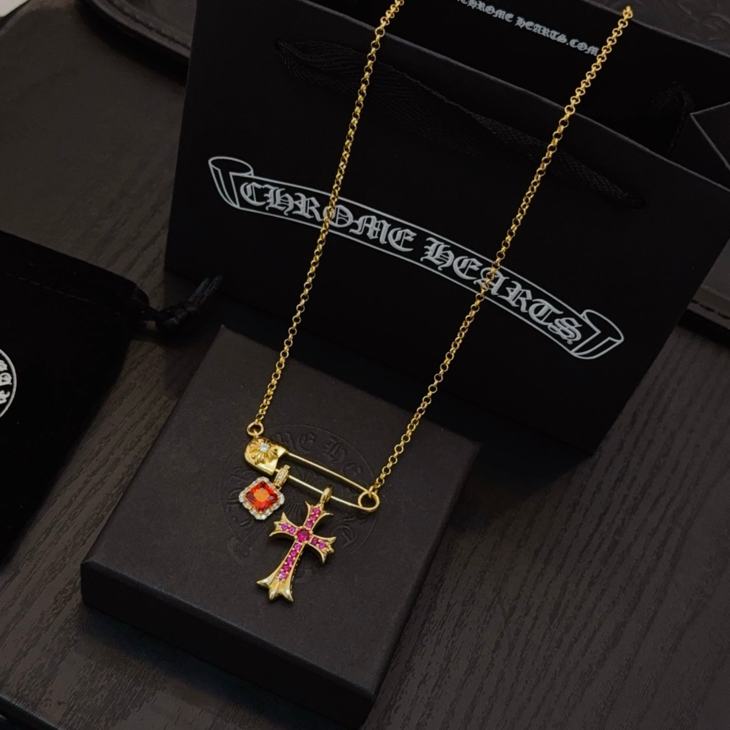 LuxluxHouse Best Quality Accessories Necklace Chrome Hearts