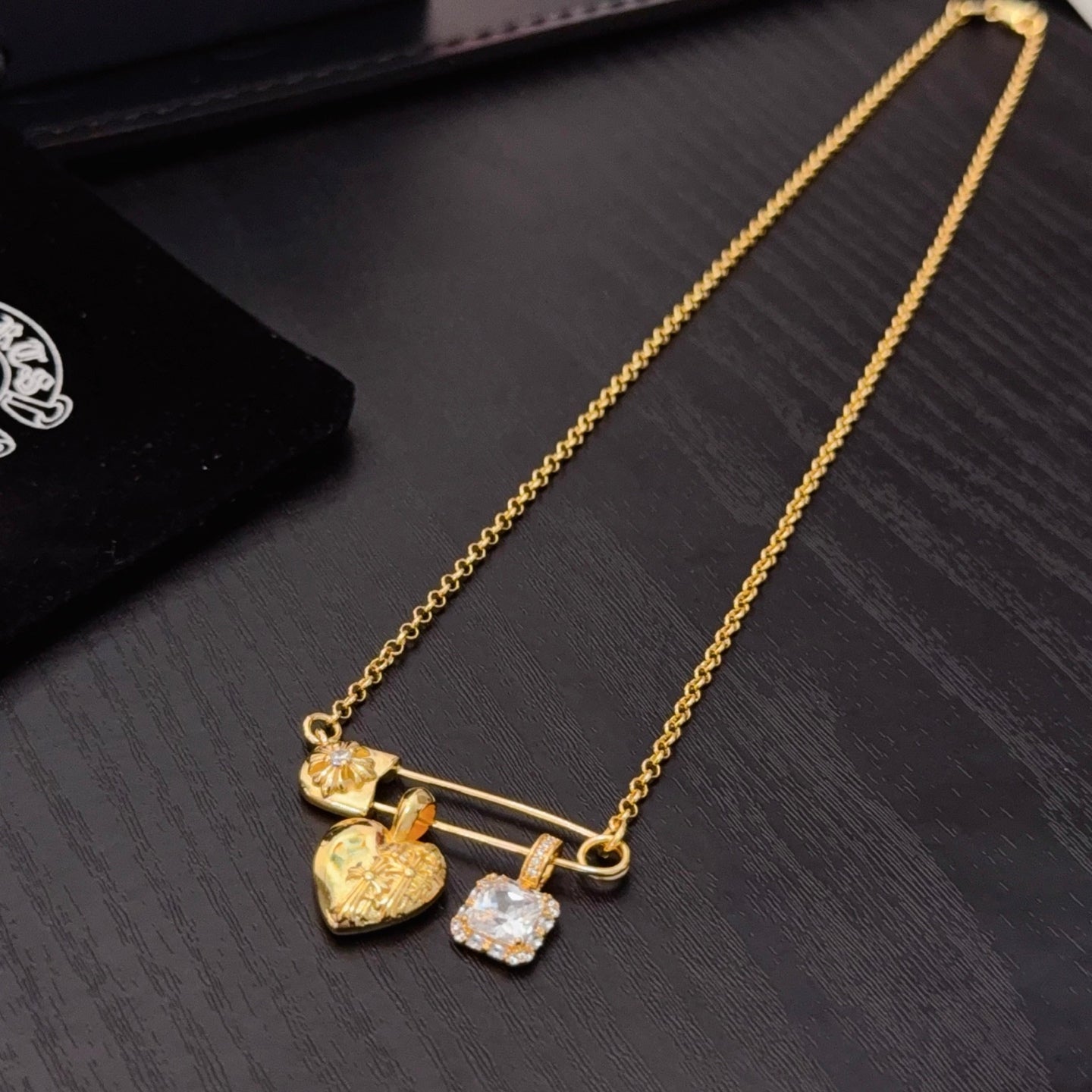 LuxluxHouse Best Quality Accessories Necklace Chrome Hearts