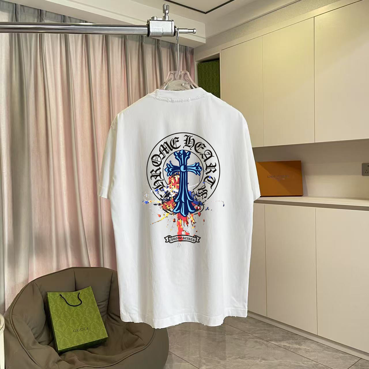LuxluxHouse Best Quality Clothes Chrome Hearts T-shirt