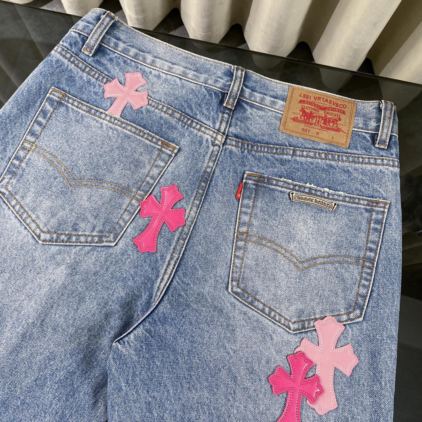 LuxluxHouse Best Quality Clothes Pants Chrome Hearts