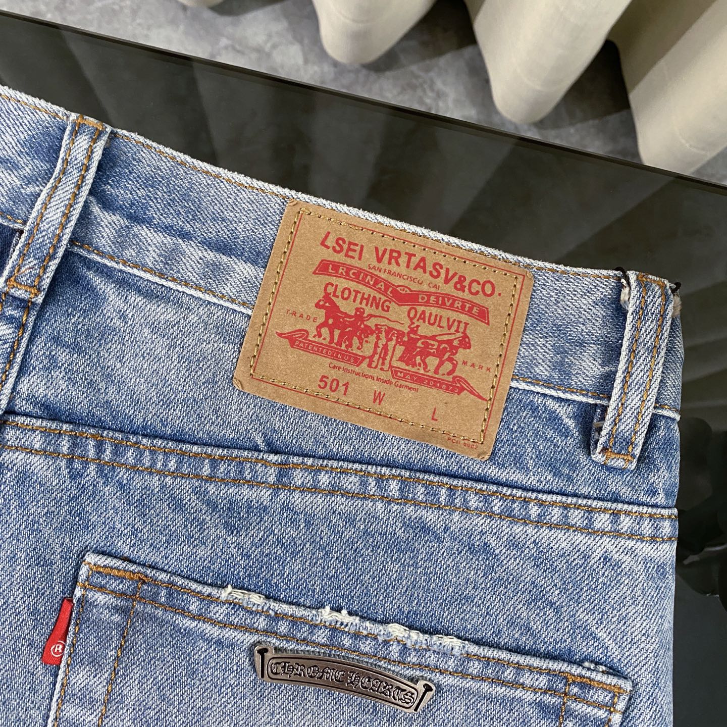 LuxluxHouse Best Quality Clothes Pants Chrome Hearts