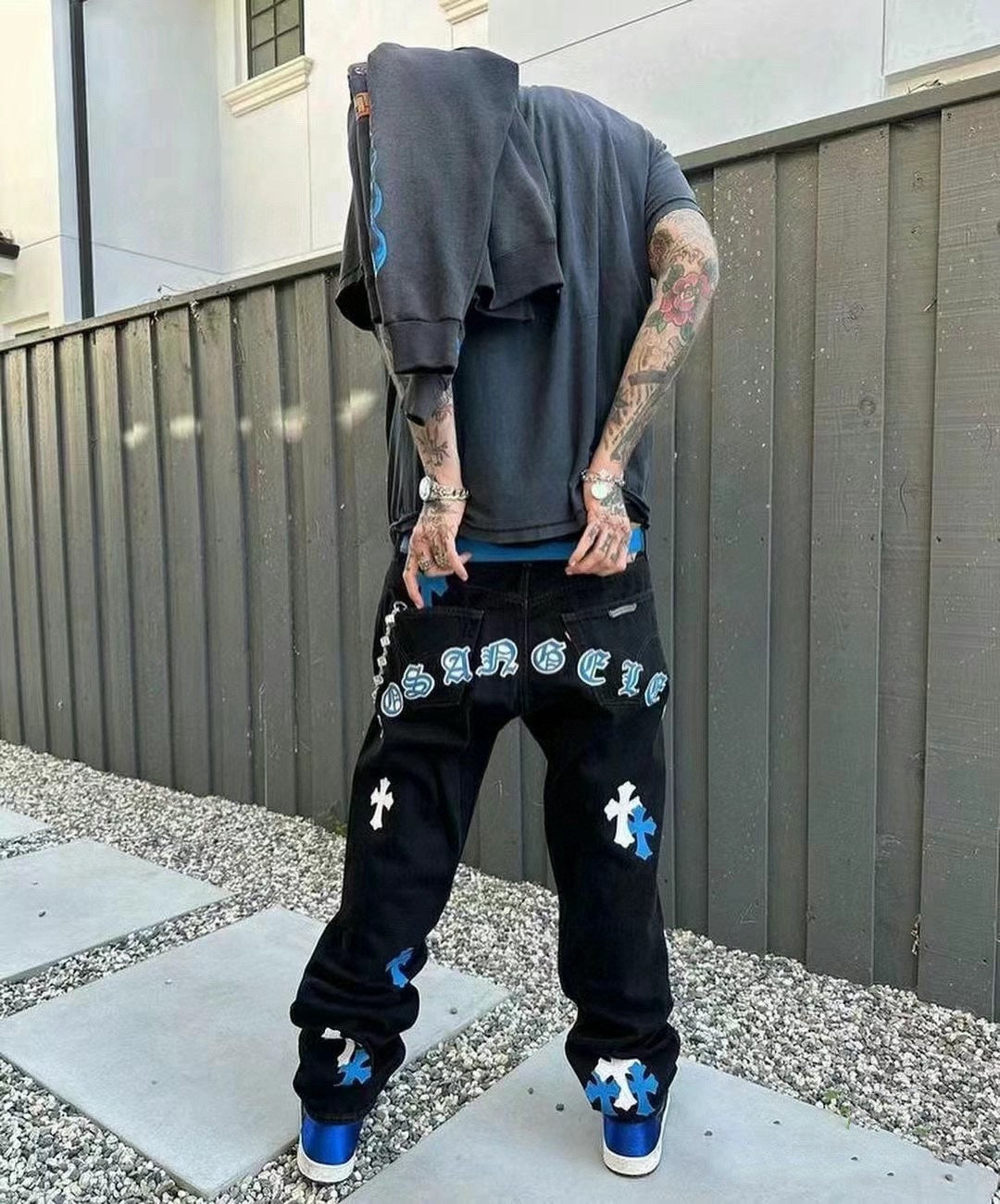 LuxluxHouse Best Quality Clothes Pants Chrome Hearts