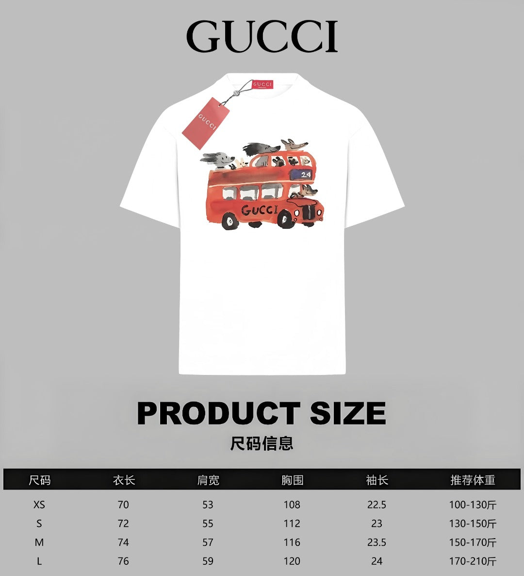 LuxluxHouse Best Quality Clothes Gucci T-shirt